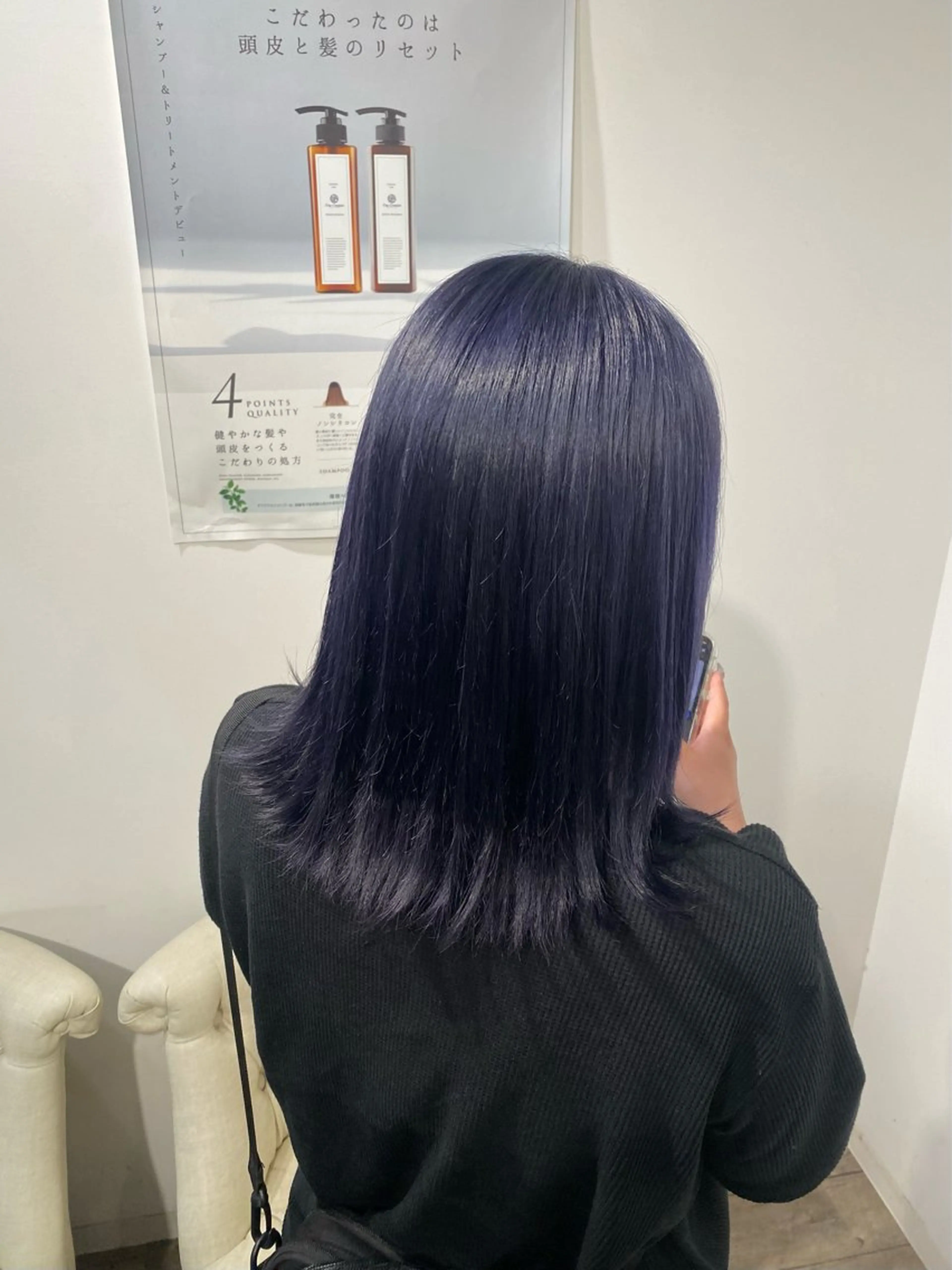 ミディアム カラー 艶髪透明感カラー🩶 Miriのヘアスタイル