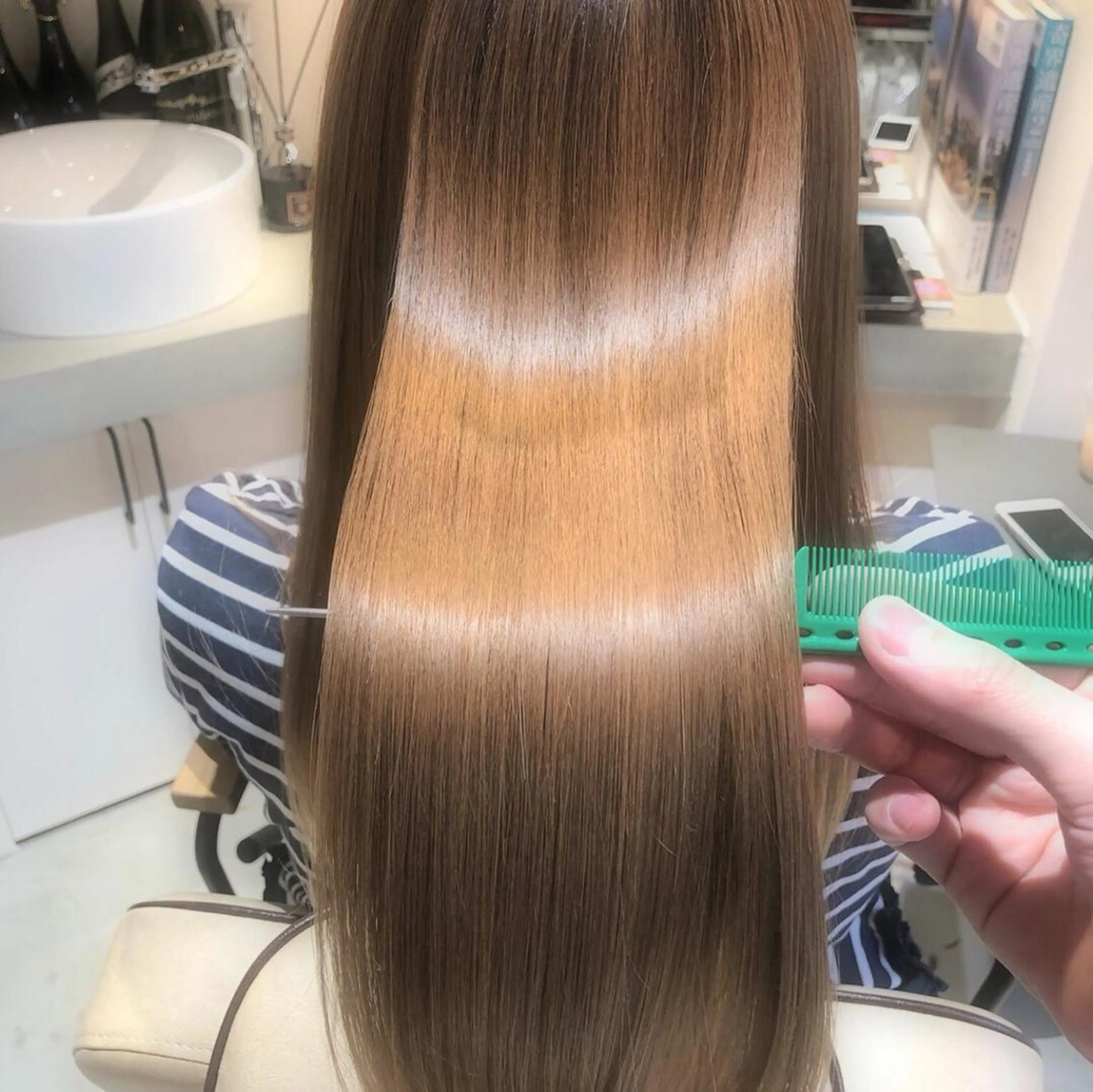 ロング 佐藤 宏樹のヘアスタイル