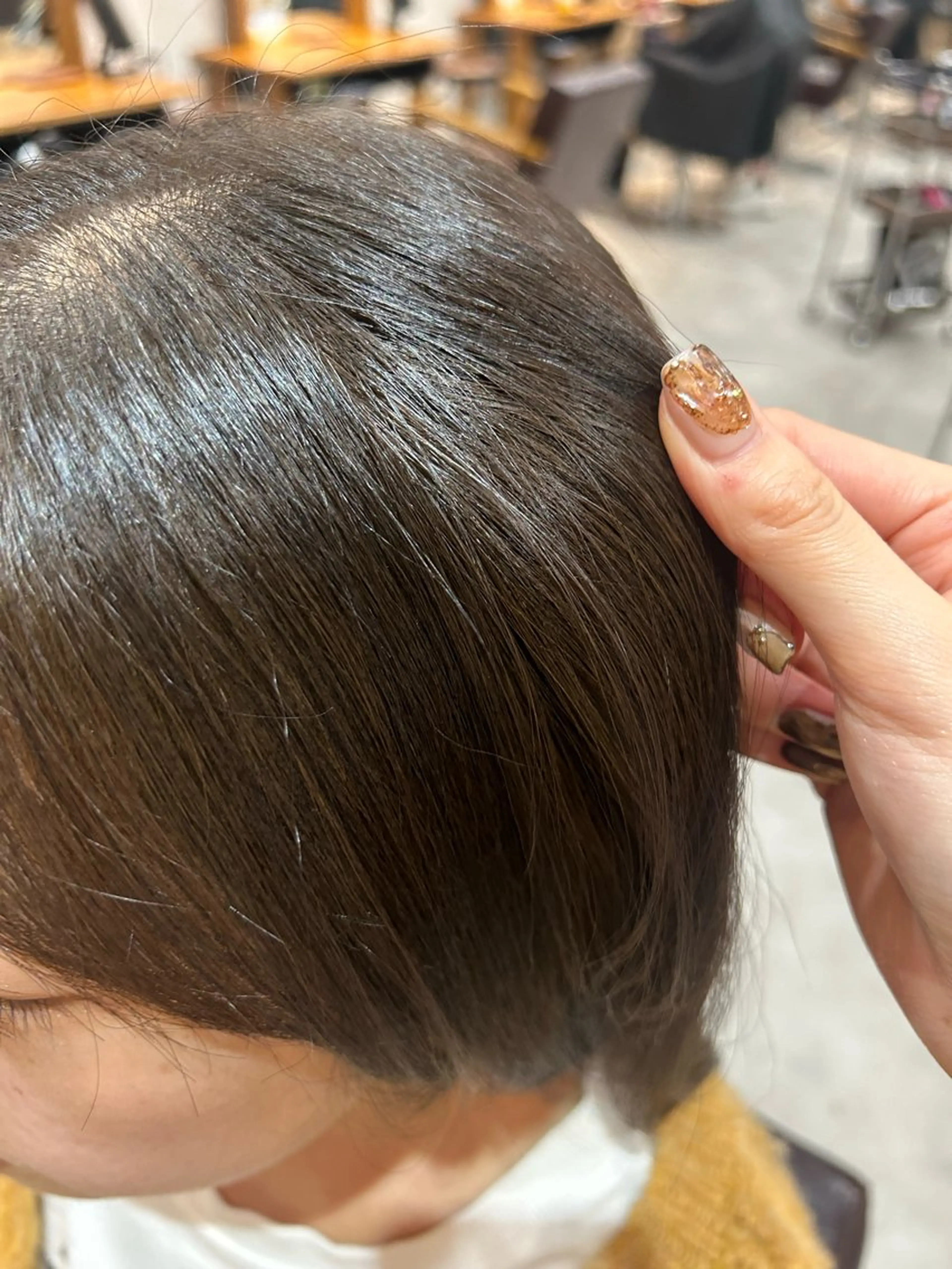 ロング カラー ベージュカラー ブリーチ ブリーチなしカラー オリーブベージュ ayaka ／lico札幌駅前店のヘアスタイル