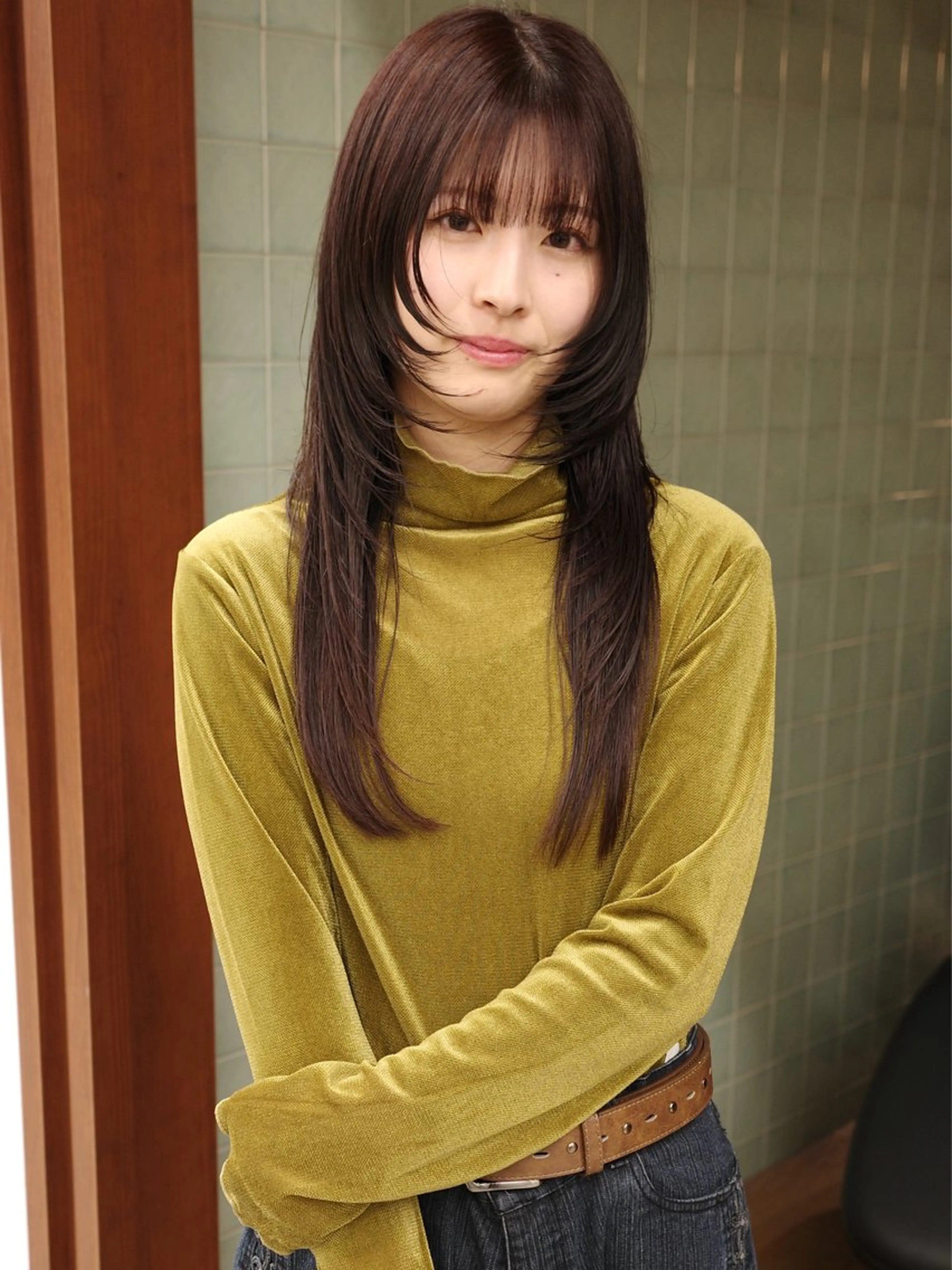 初回【人気NO.1】🌈平日限定🌈カット +カラー+艶髪トリートメント〈¥2500オフ‼︎✨〉の写真