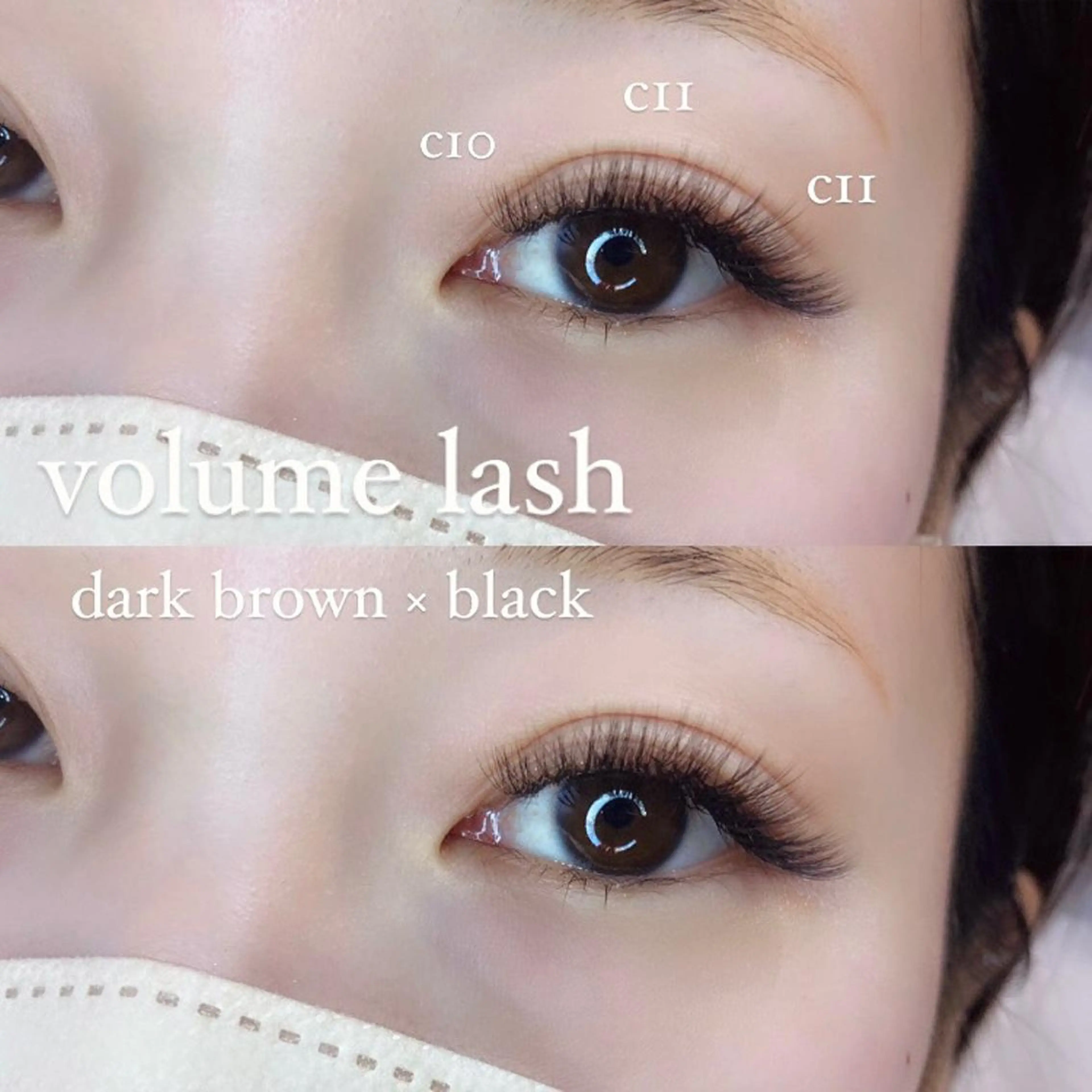 マツエク・マツパ カラーマツエク ボリュームラッシュ ｉｃｈｉ ...のマツエク・マツパデザイン