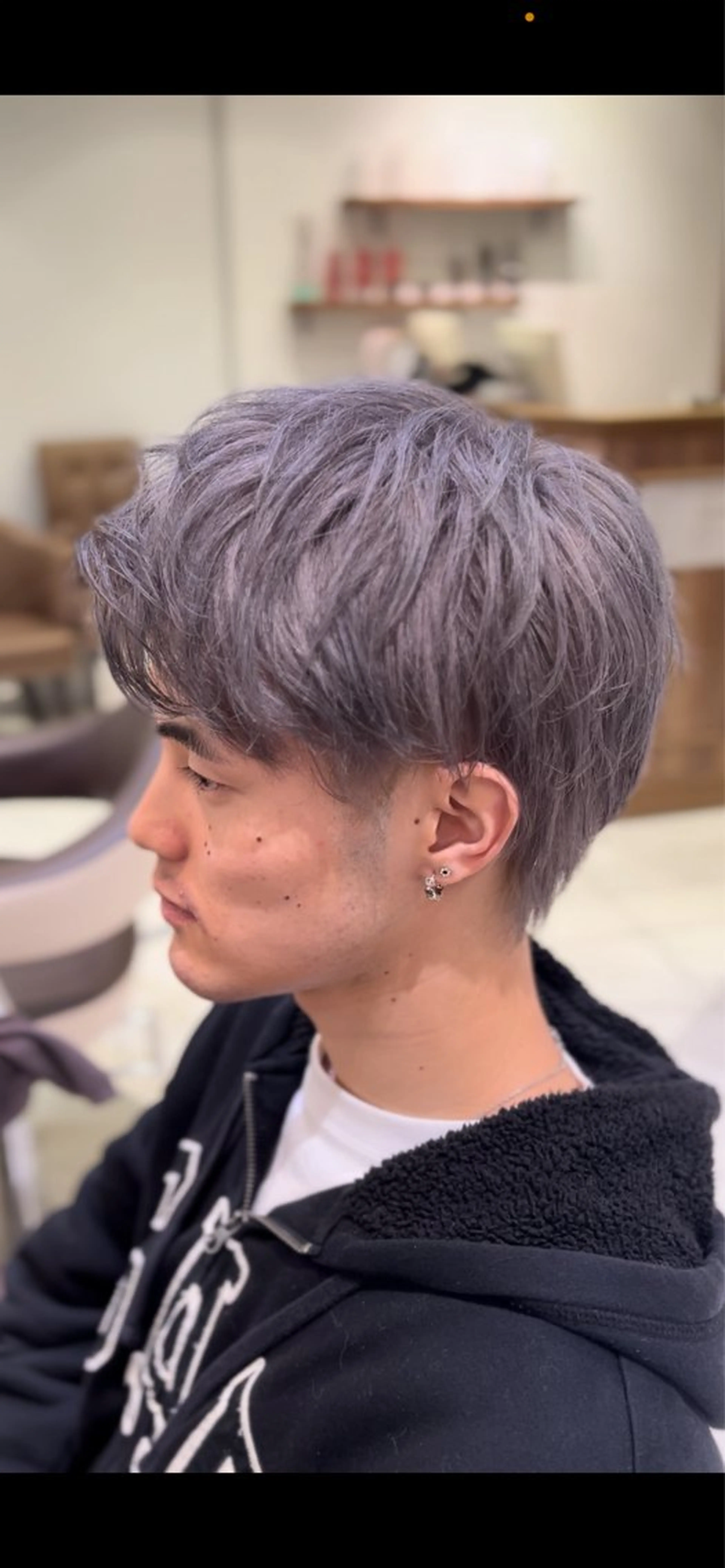 カラー メンズ メンズブリーチ ブリーチ カット ヘアカラー ash平井店/永木 空✂️のヘアスタイル