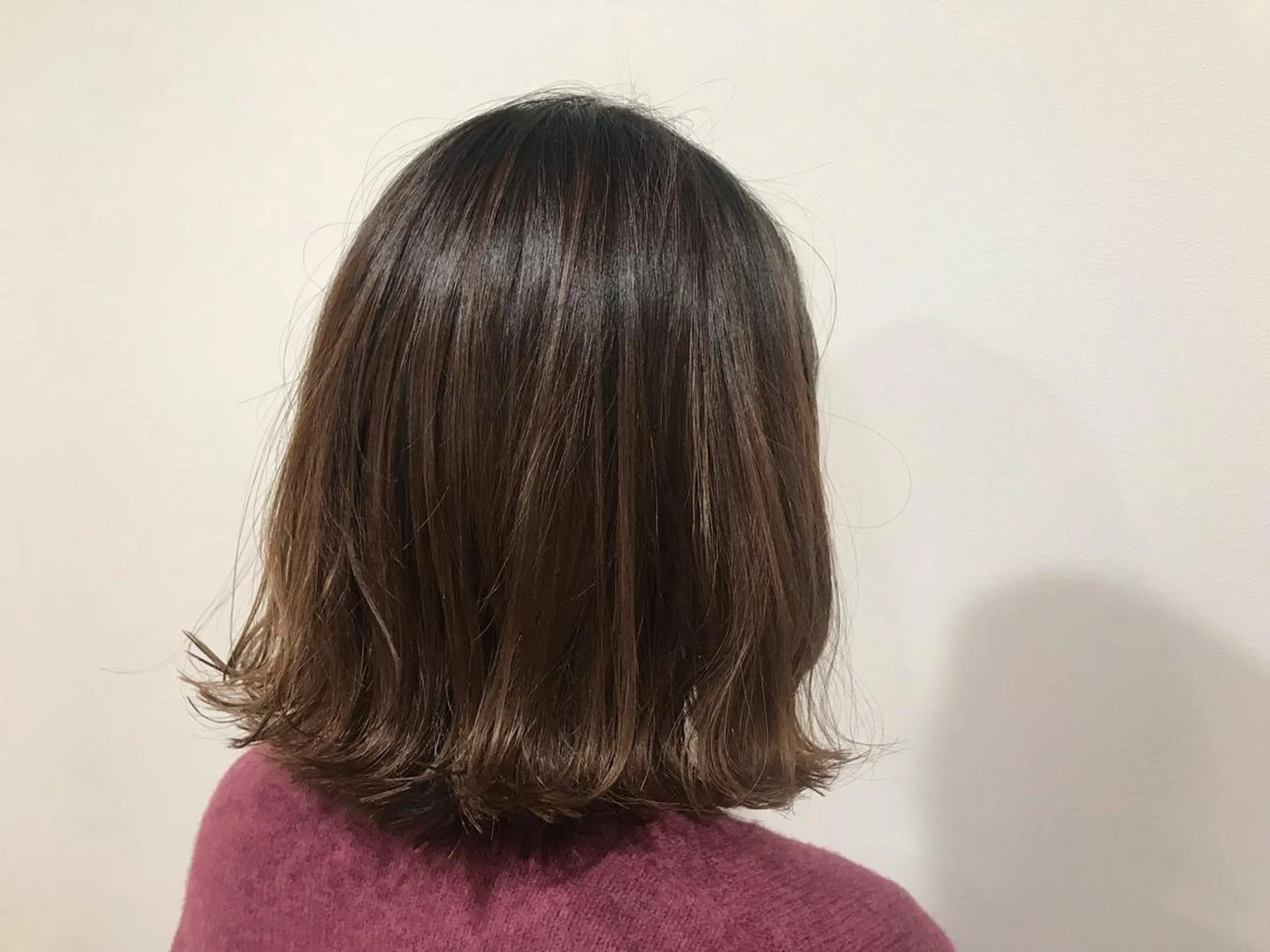 ショート 暖色カラー🍊 ボブ🌿顔周りcutのヘアスタイル