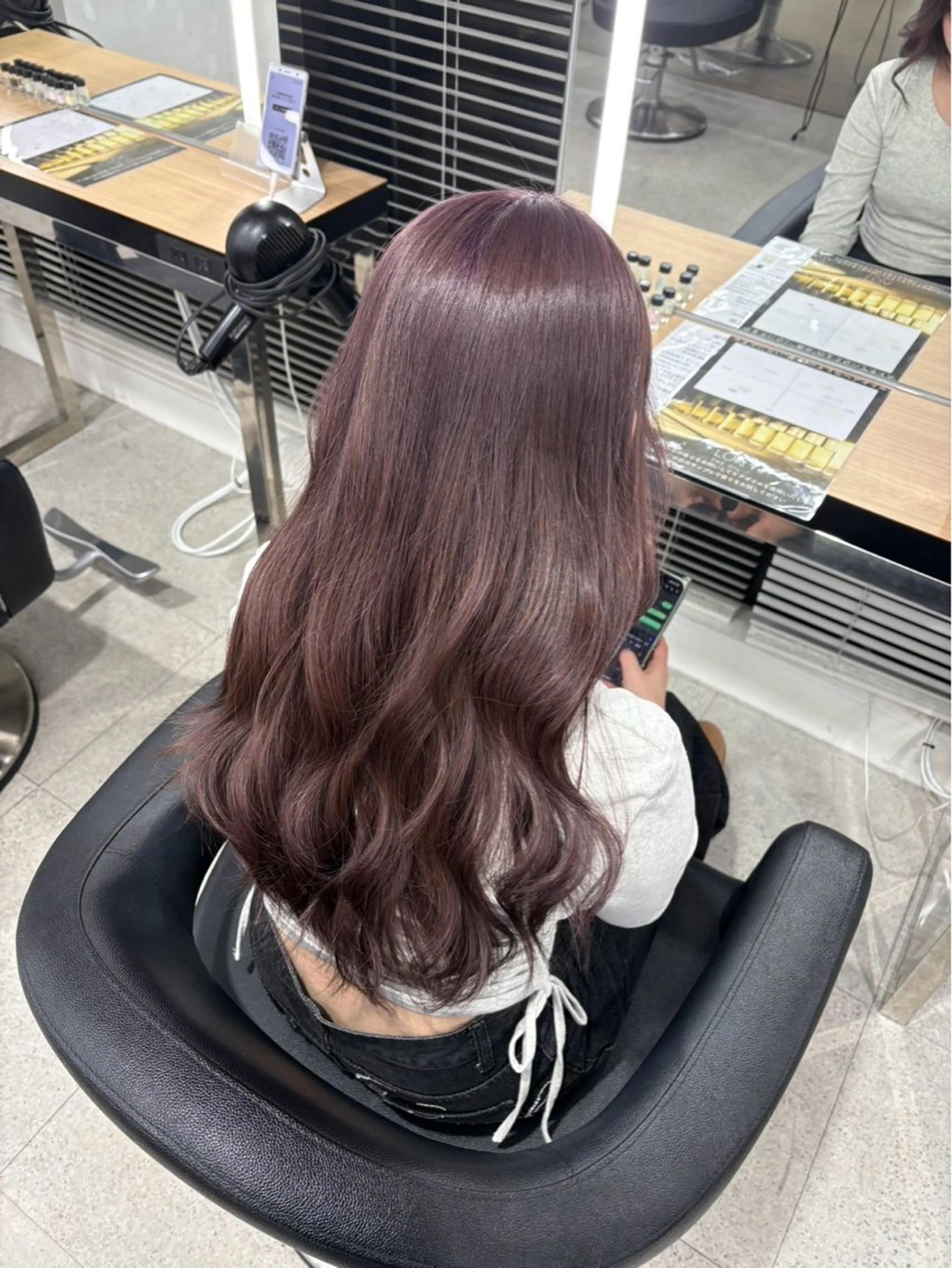 ロング ヘアカラー miku/ラベンダー 透明感カラー🪻❤︎のヘアスタイル