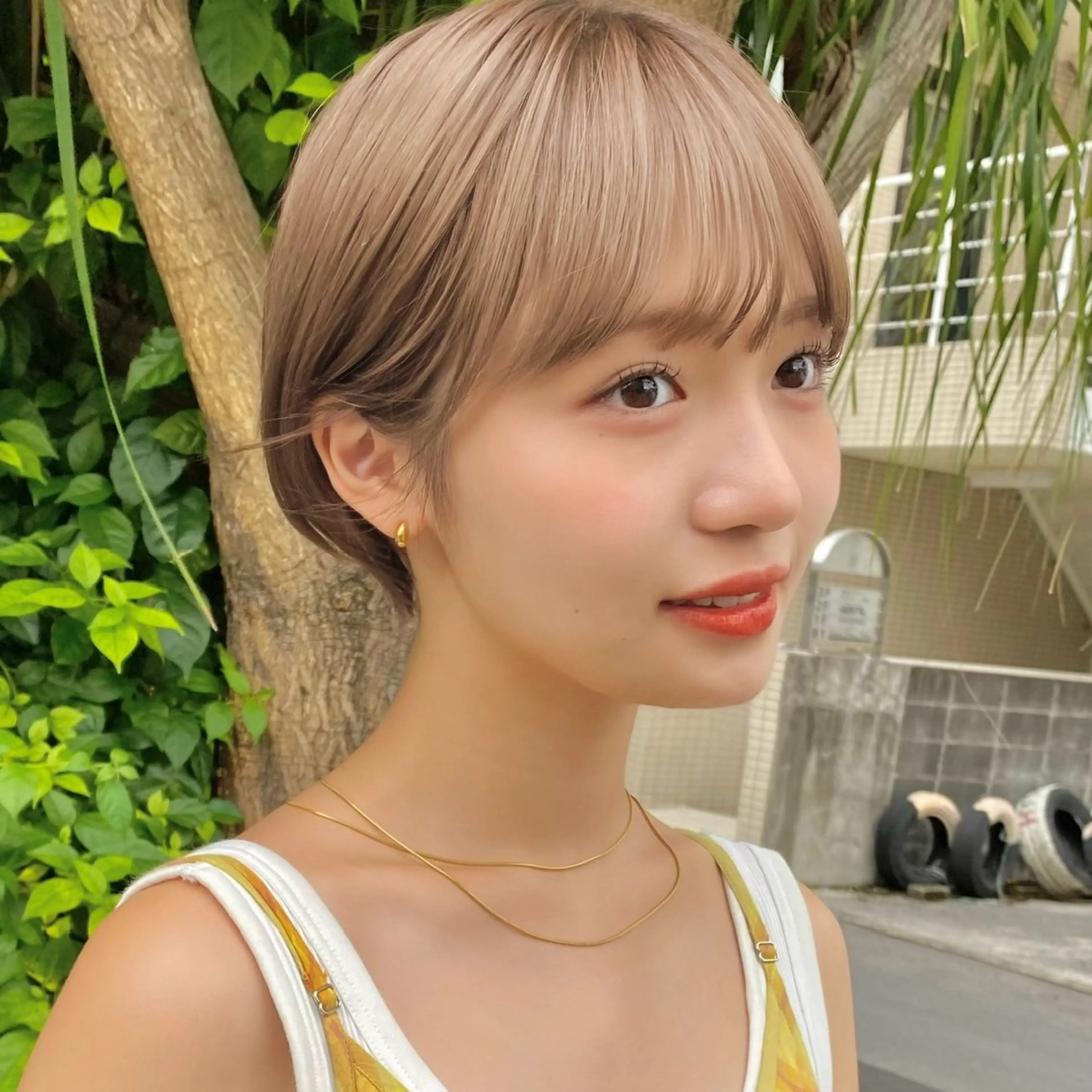 ショート ショートヘア カット ヘアカラー トリートメント ボブ/縮毛矯正/ レイヤー/塚田のヘアスタイル