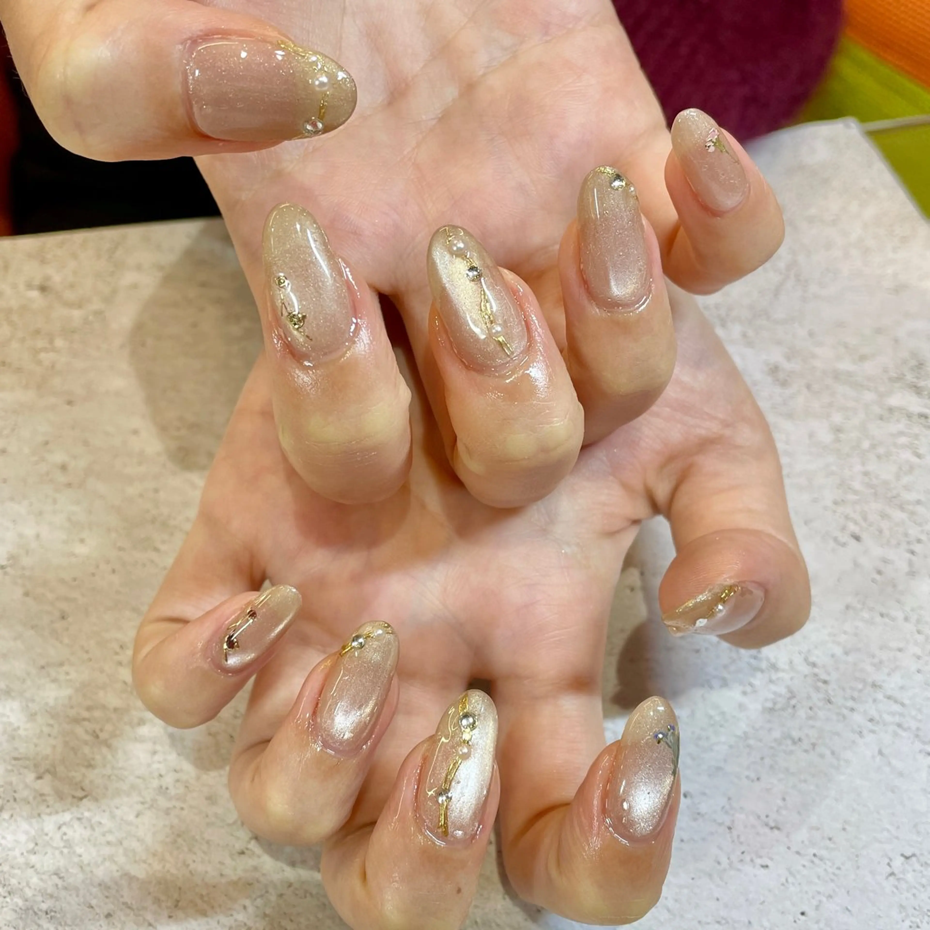 ネイル フラワーネイル ハンドネイル LUNI 久屋大通 ˚✧₊⁎/ yuriのネイルデザイン