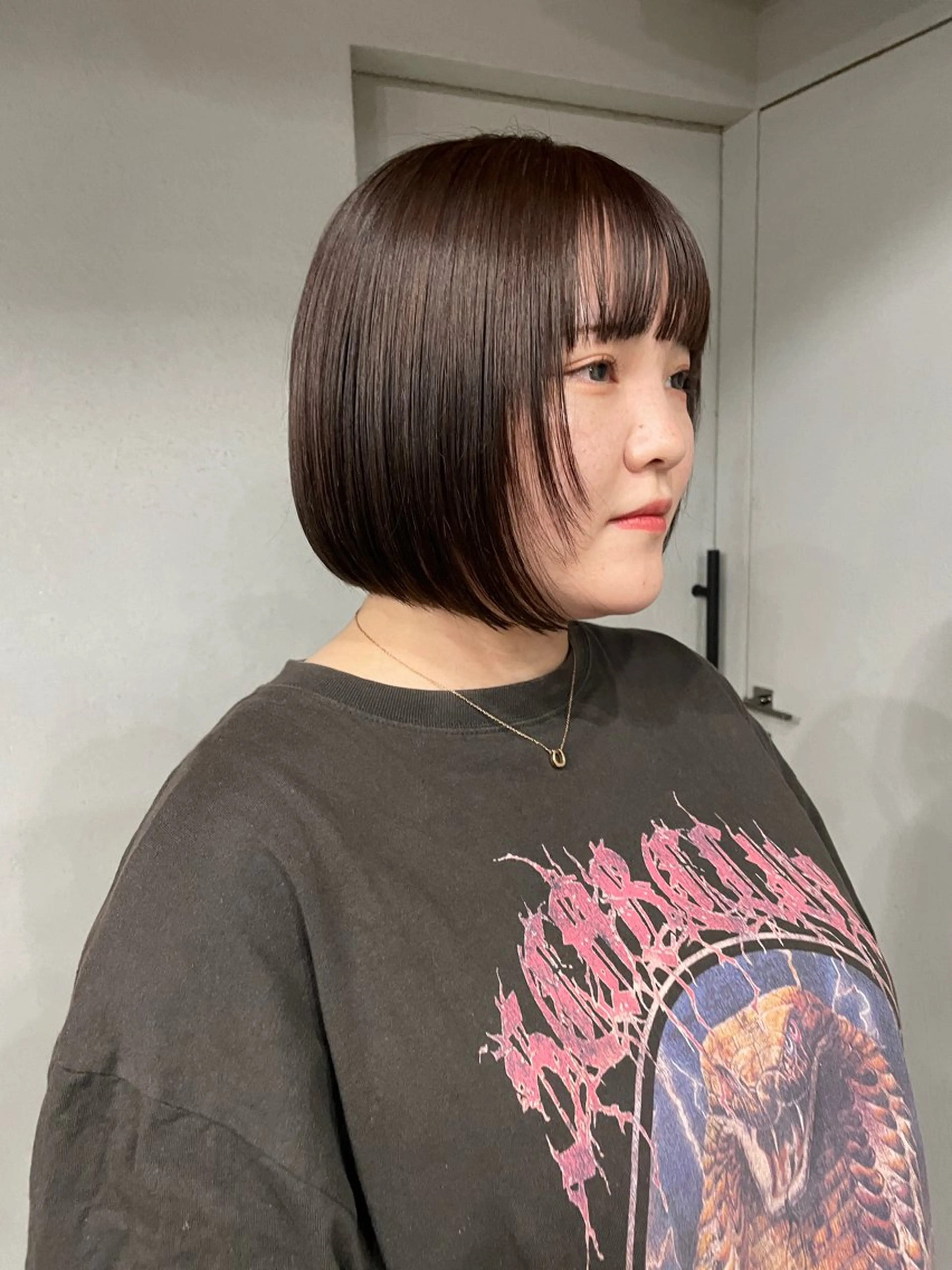 ミディアム カラー カット ヘアカラー トリートメント 表参道🌿赤み消し カラー/チナツのヘアスタイル