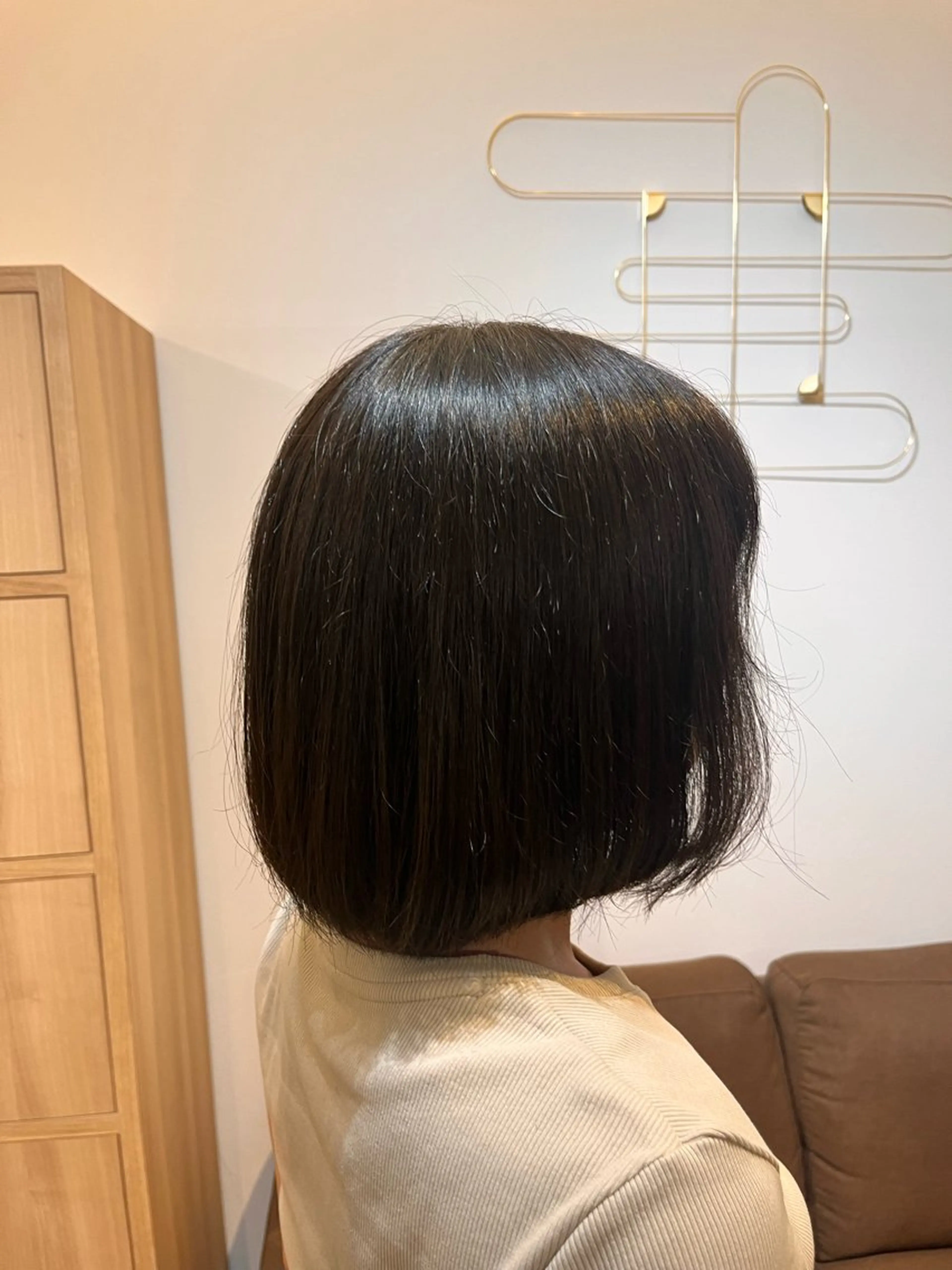 ショート ボブ カット 臺 佳連のヘアスタイル