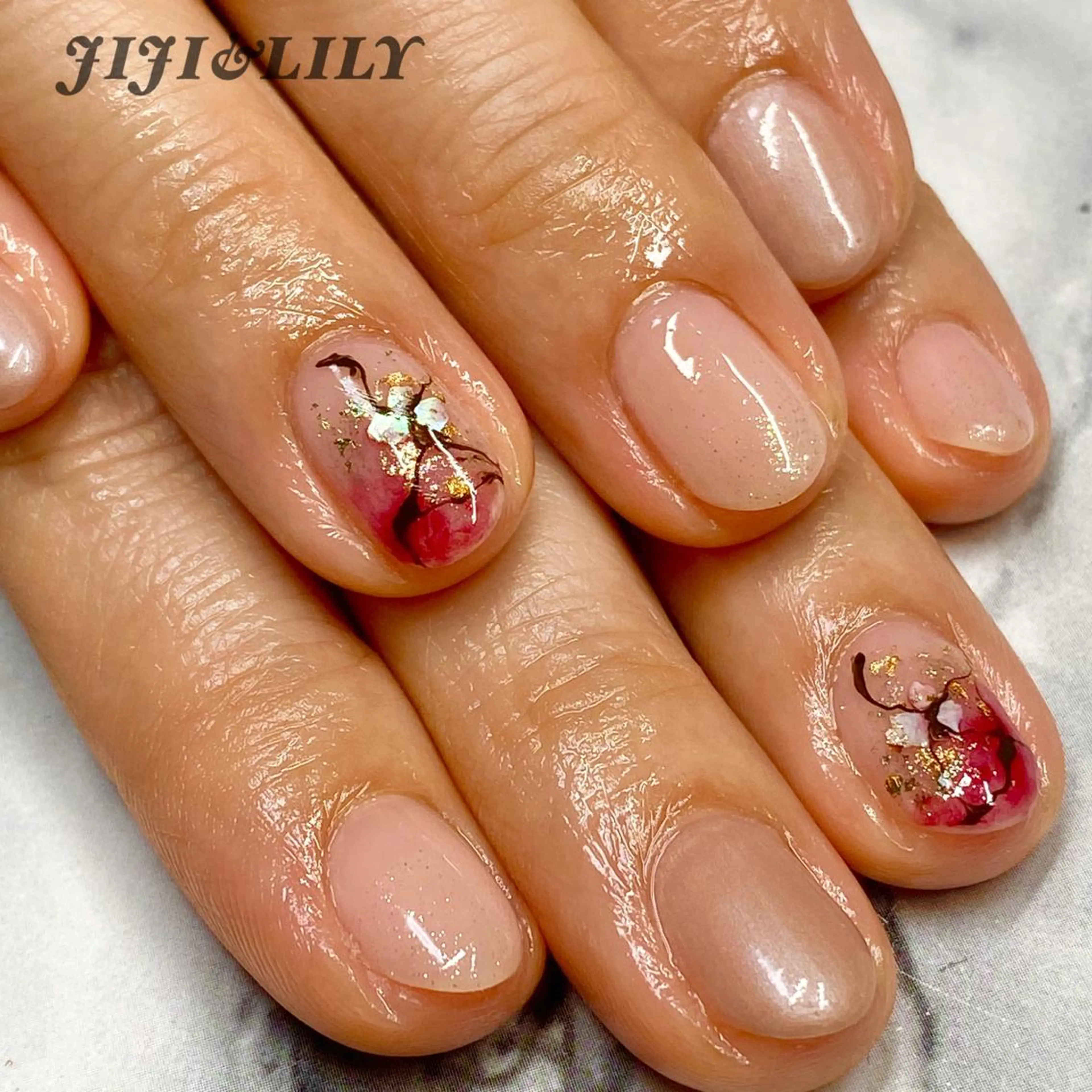 ネイル ニュアンスネイル 豊田 圭子のネイルデザイン