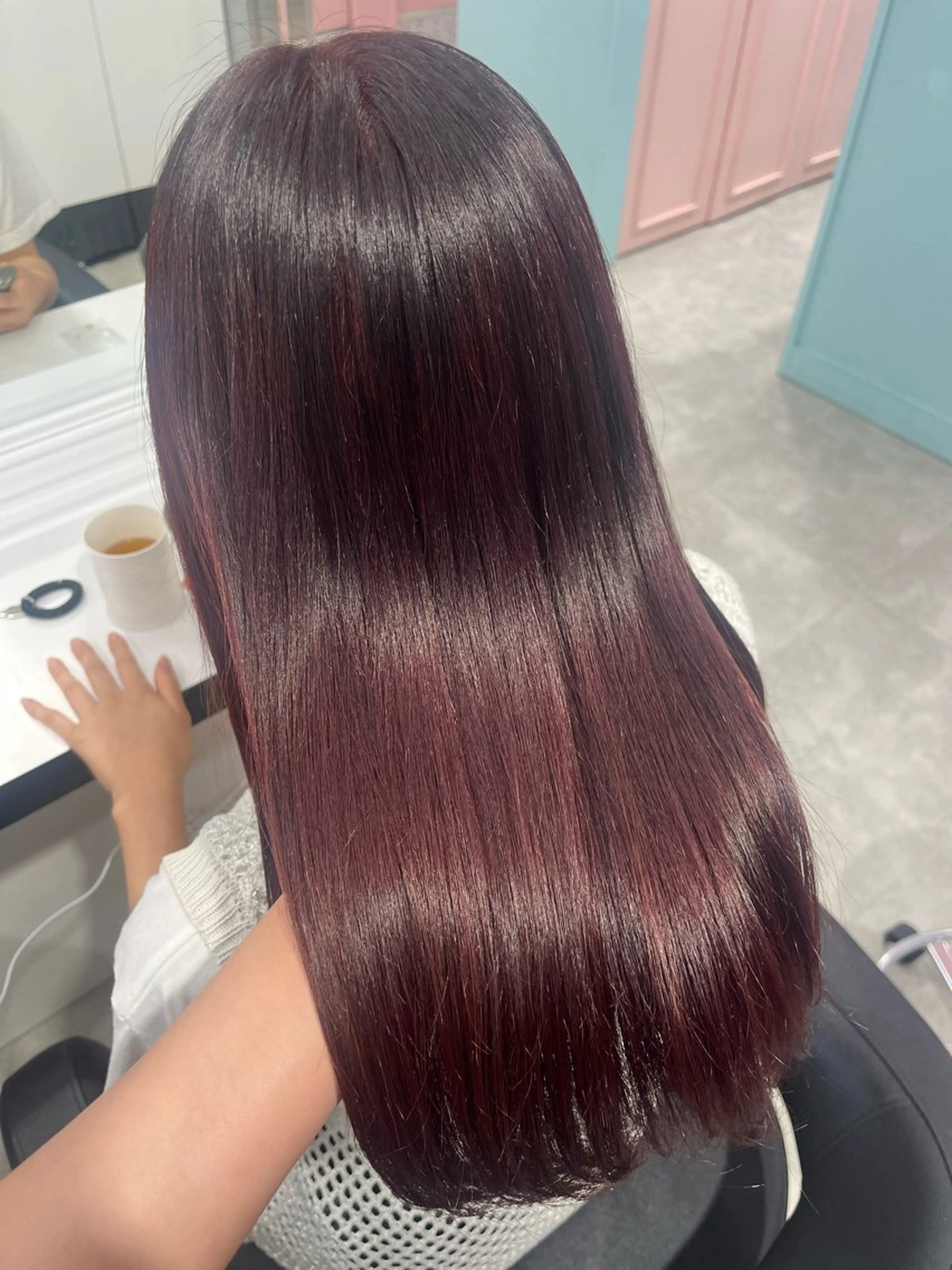 ロング カラー みう/仙台/暖色/ 艶髪/顔周りカット/のヘアスタイル