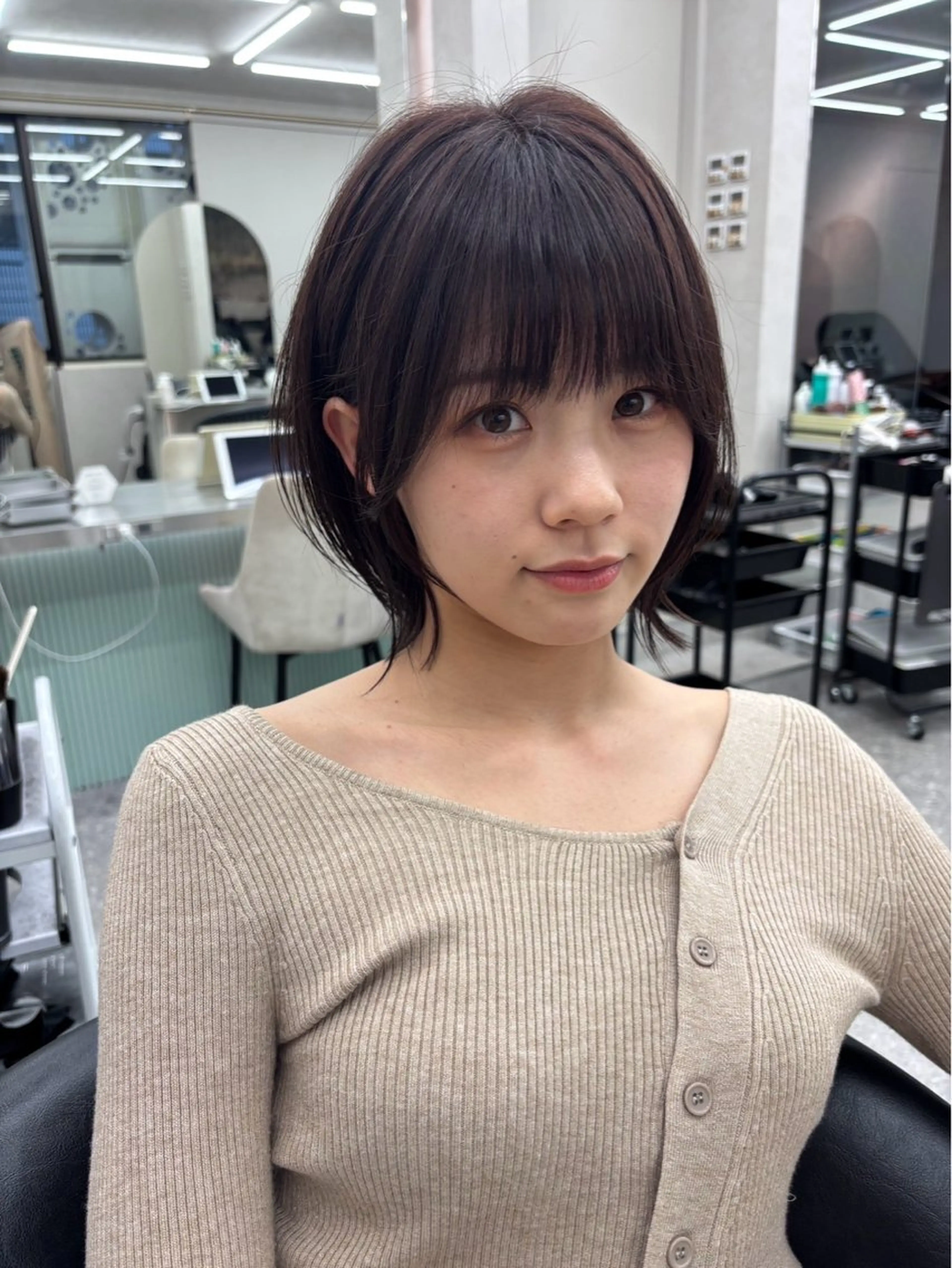 ミディアム 似合わせカラー× ウルフカット/ホマレのヘアスタイル