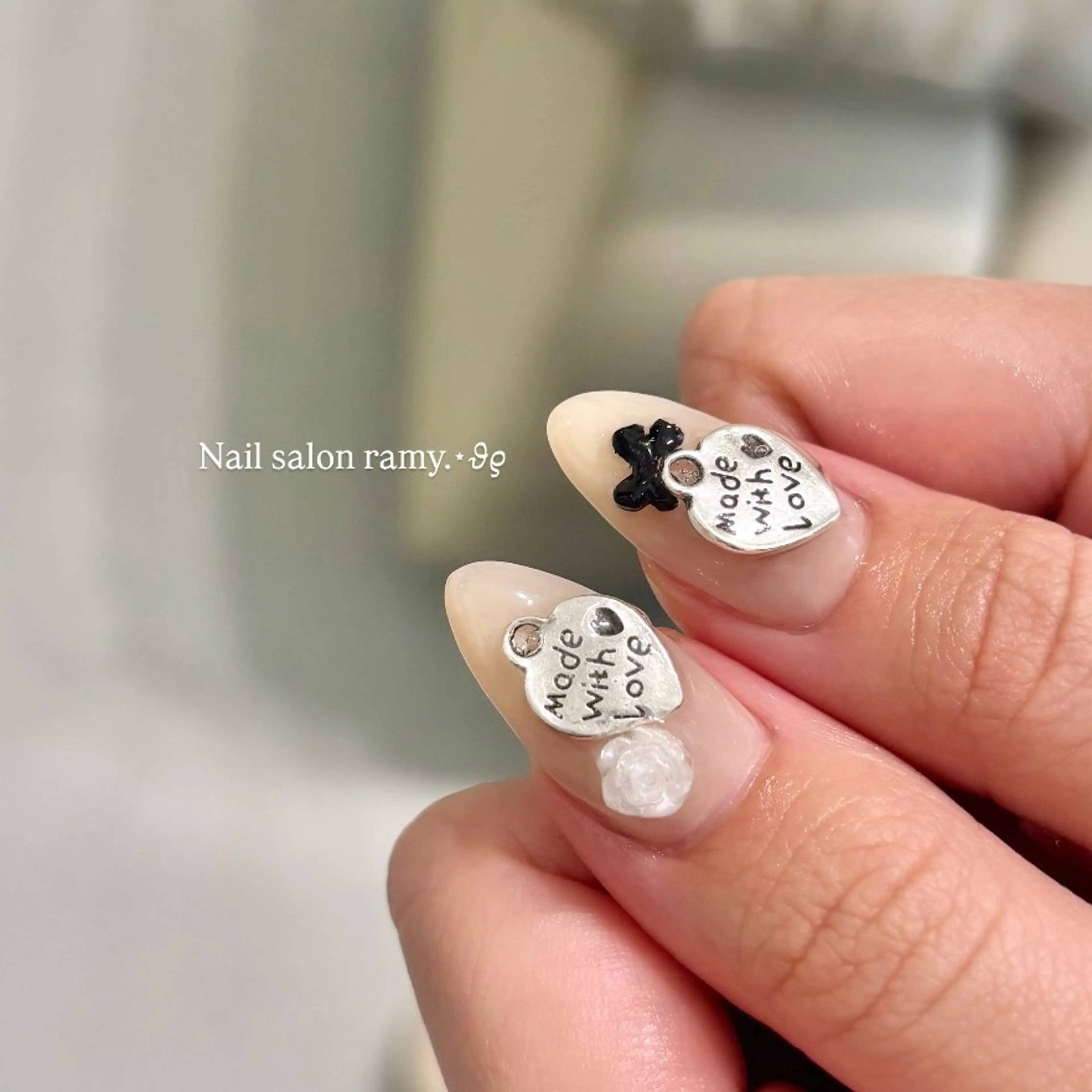 ネイル ワンカラーネイル ハンドネイル Nail salon ramyのマツエク・マツパデザイン
