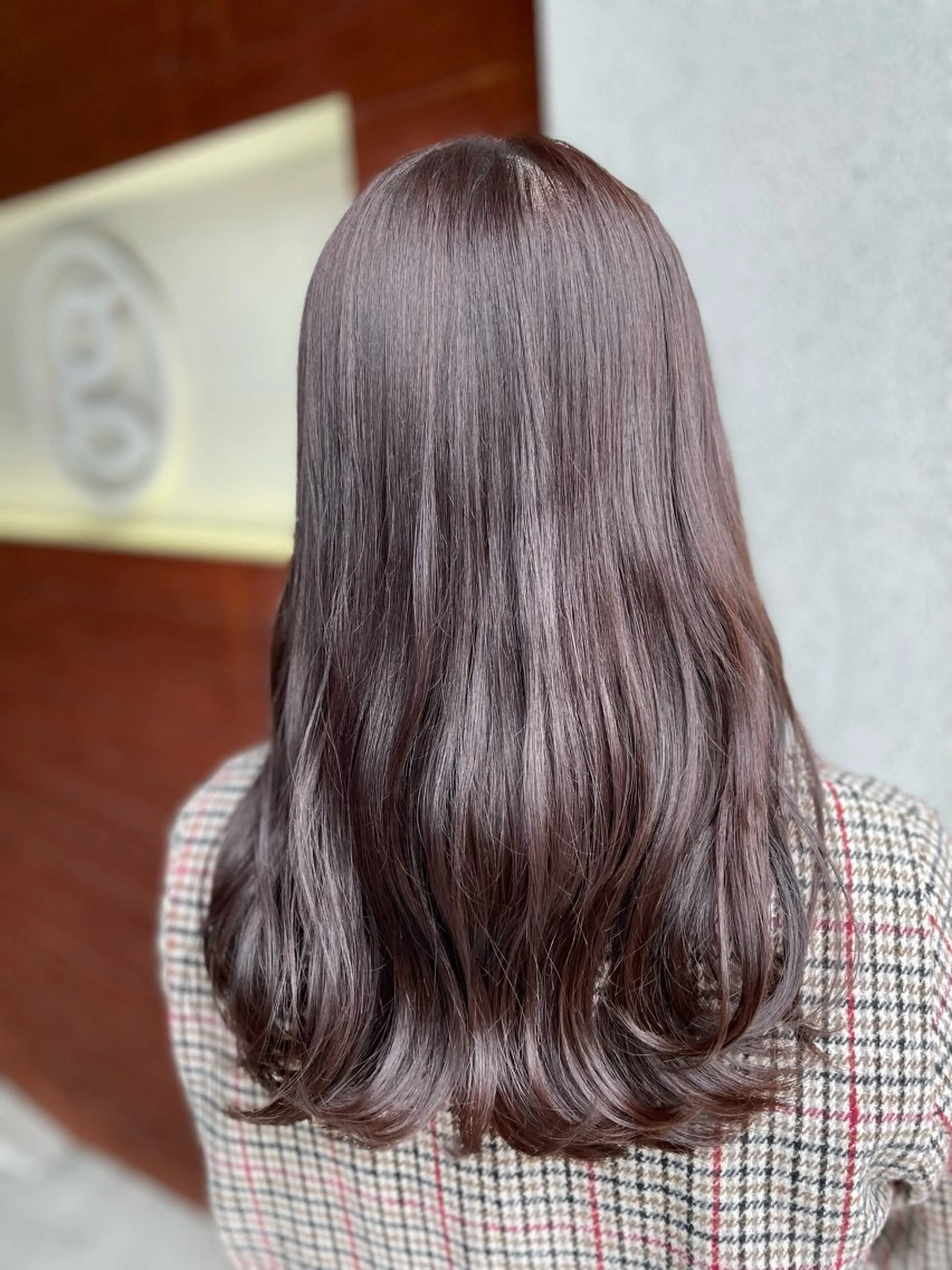 セミロング カラー トリートメント 丸山 菜々子のヘアスタイル