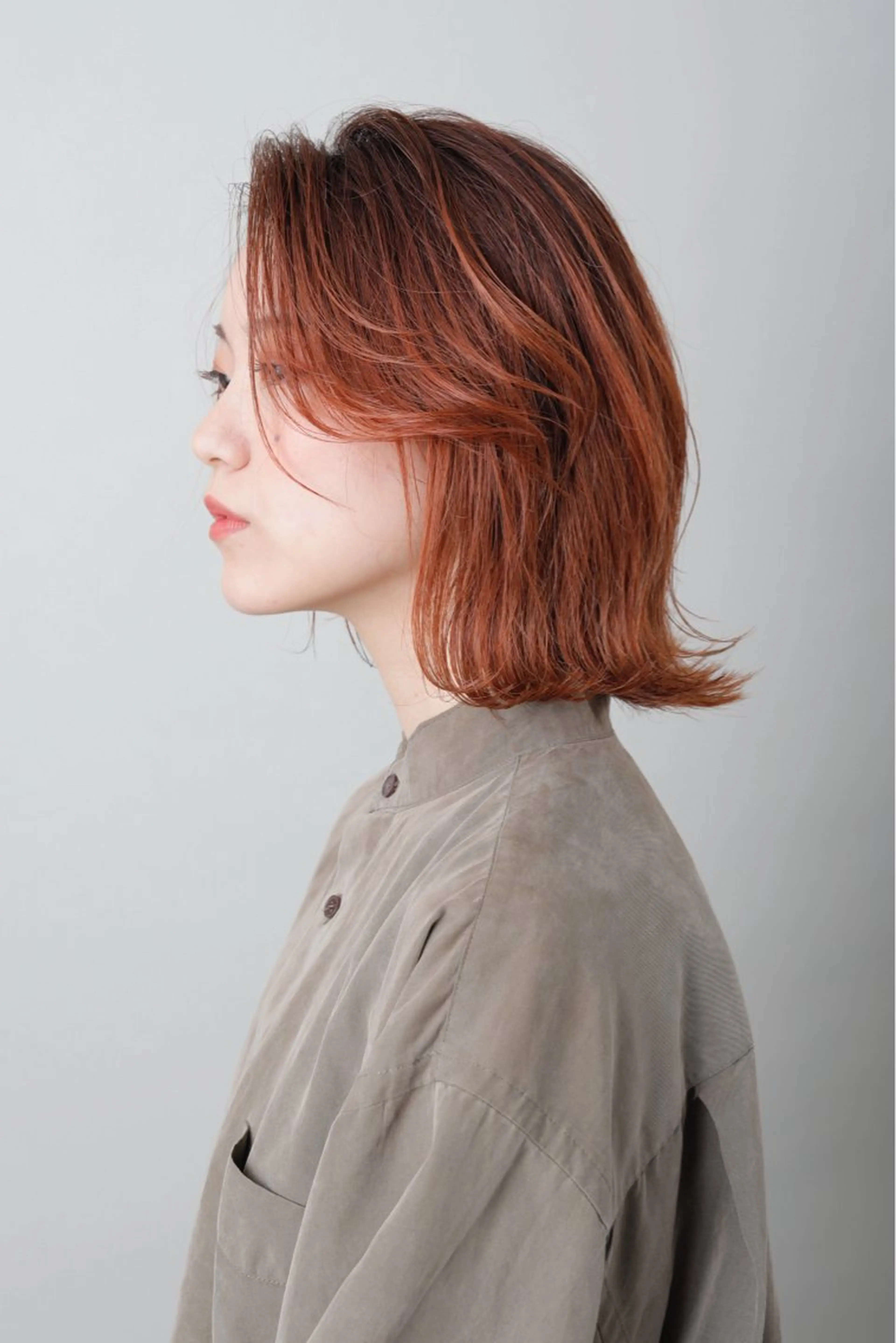 ミディアム カラー パーマ ヘアメイク金坂 /カットカラー/のヘアスタイル