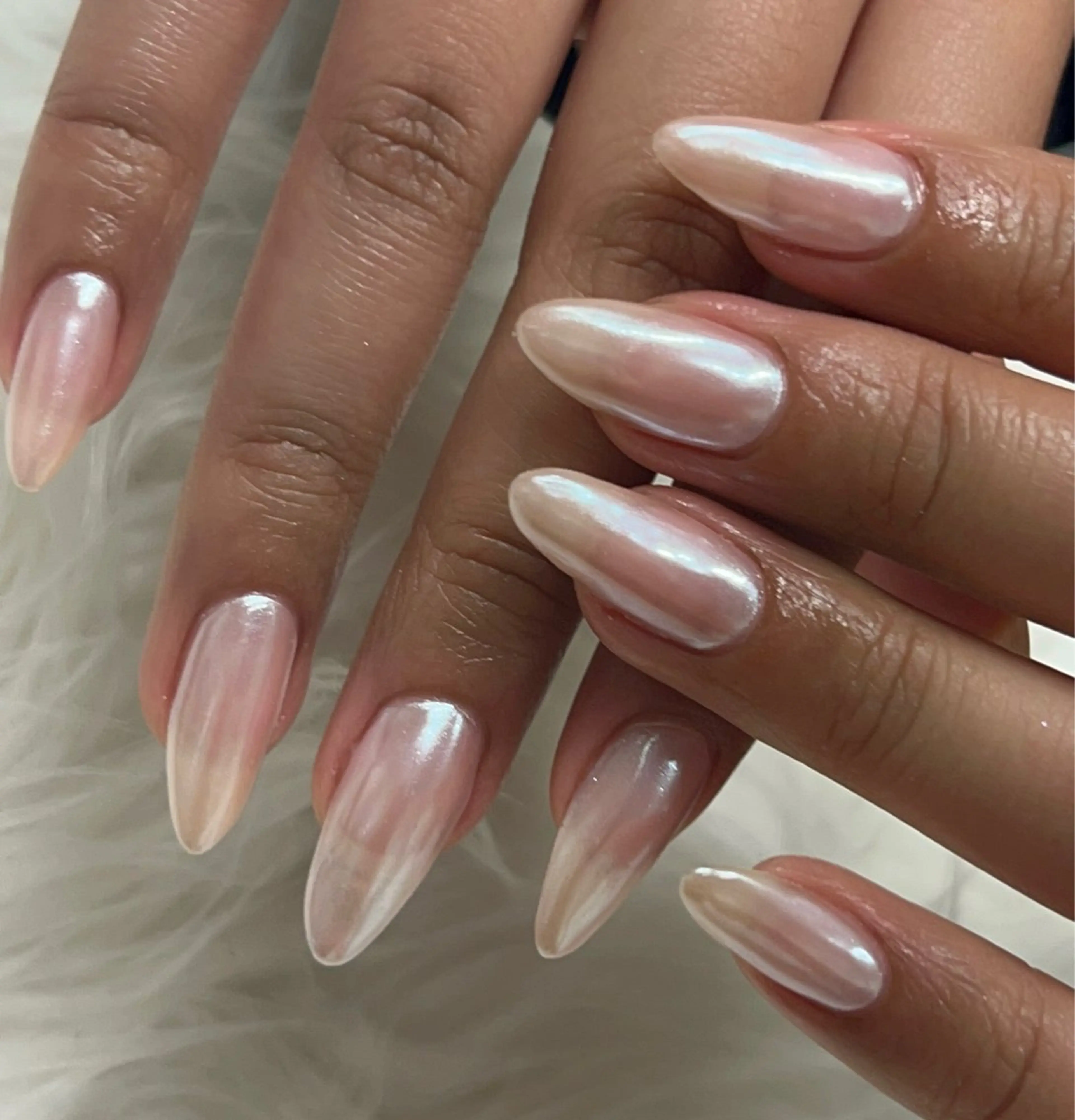 ネイル ミラーネイル ワンカラーネイル ハンドネイル フットネイル Nail salon Yumechikaのネイルデザイン