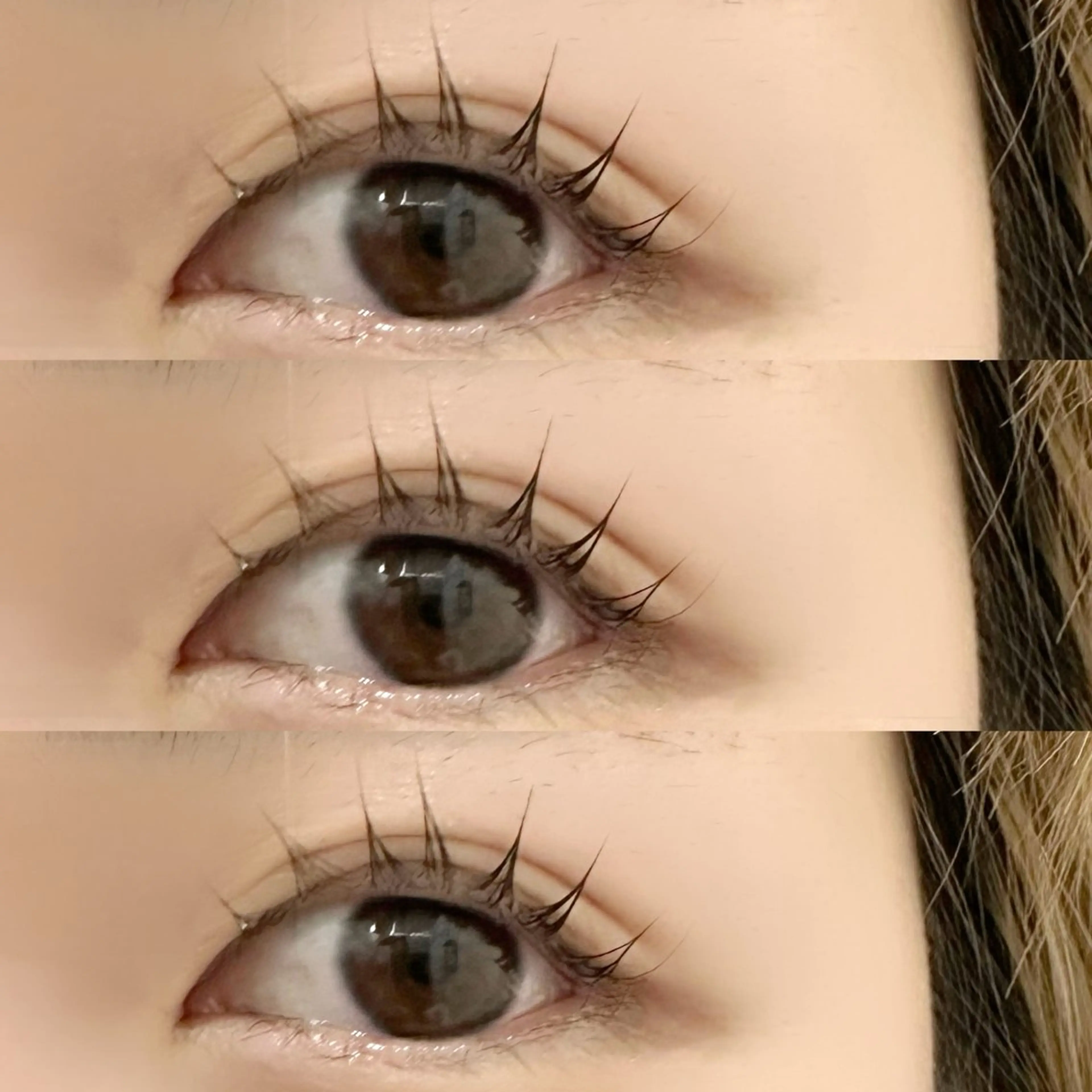 マツエク・マツパ 束感まつ毛 韓国風マツエク パリジェンヌラッシュリフト eye + nico Nanamiのマツエク・マツパデザイン