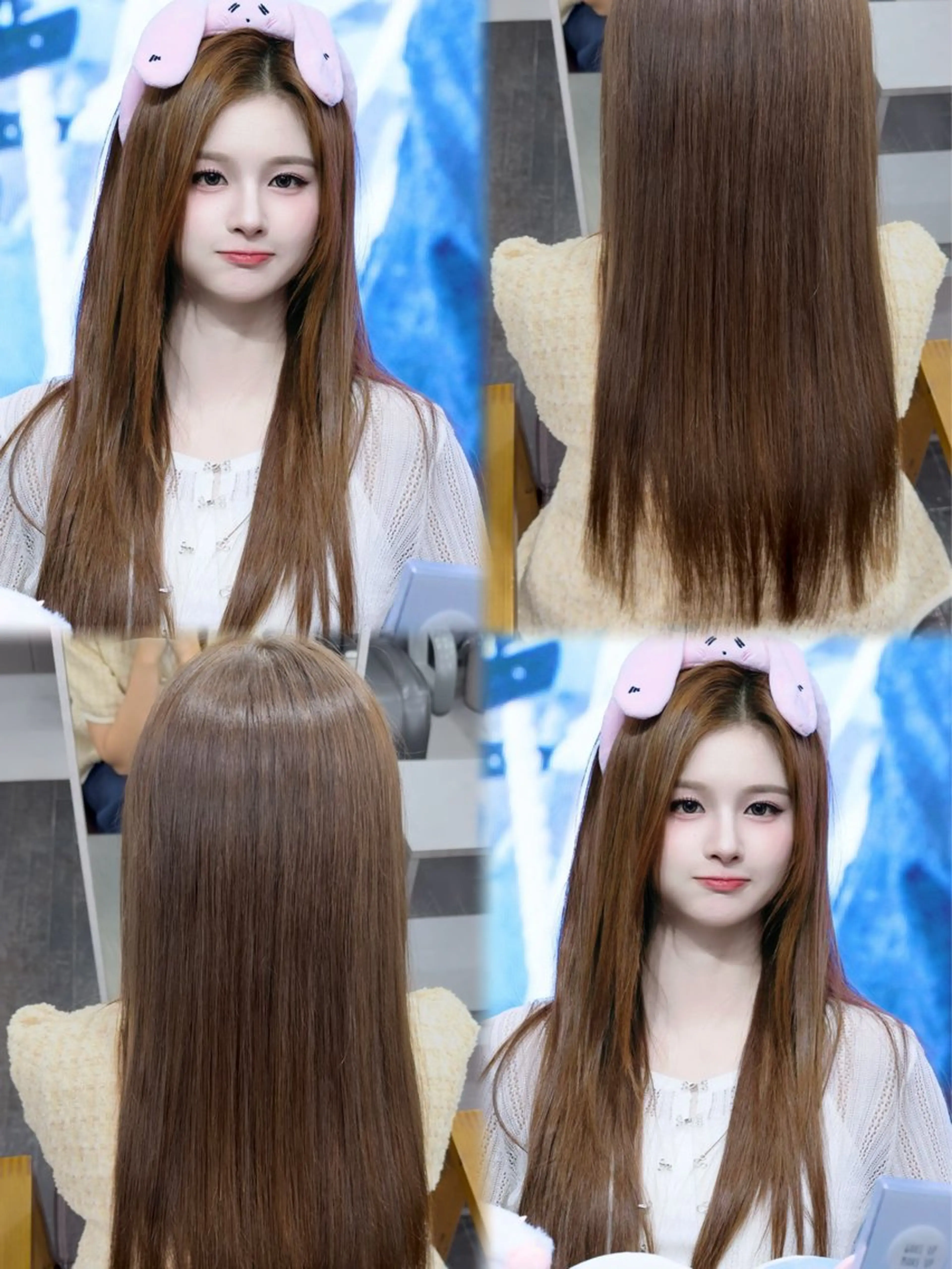ロング カラー ブラウンカラー 透明感カラー 韓国風ヘア 【ili 梅田】 🐰清水 梨央🤍のヘアスタイル