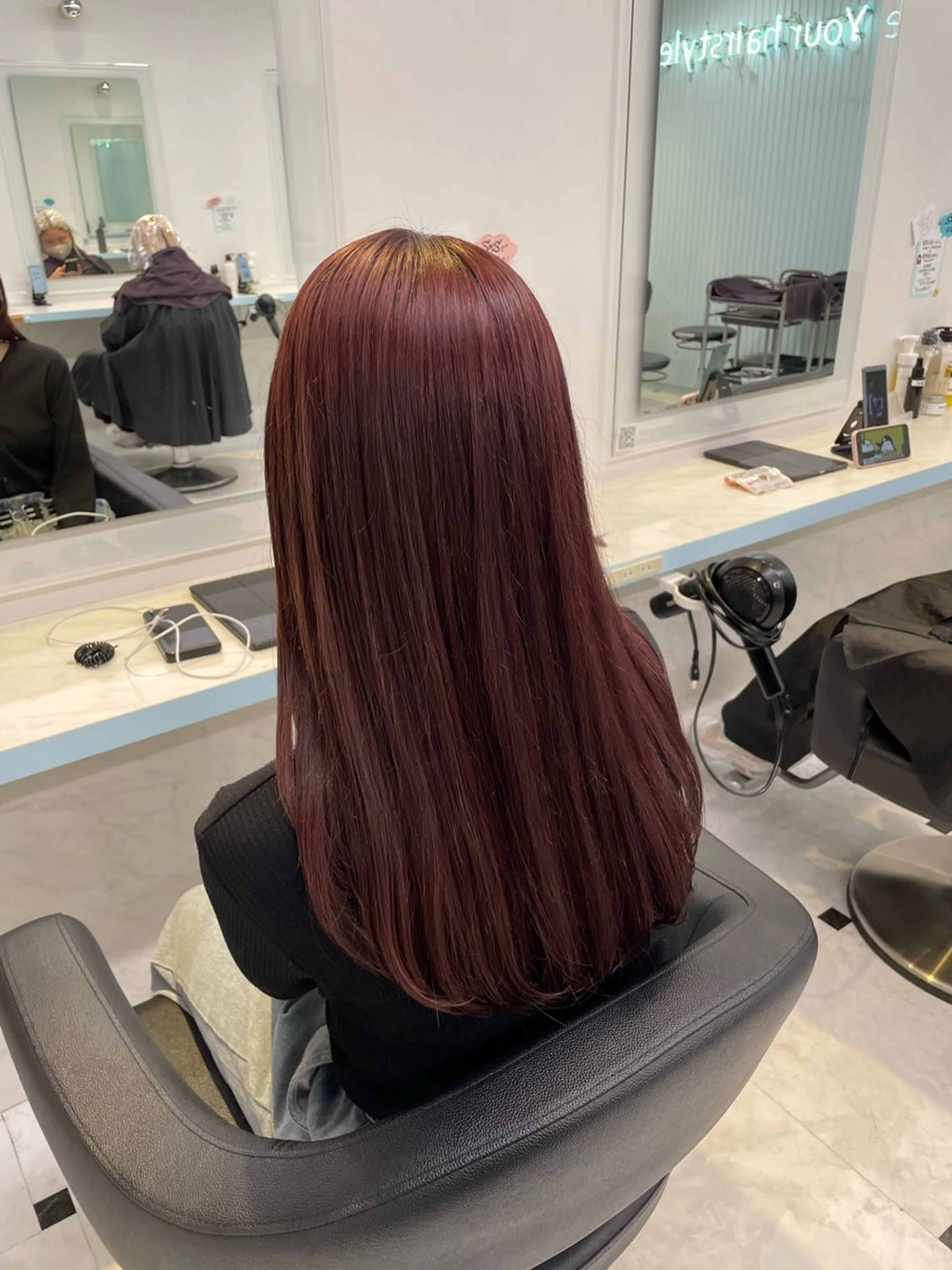 ロング カラー 🇰🇷韓流暖色ヘア 🍒saaya🍒のヘアスタイル