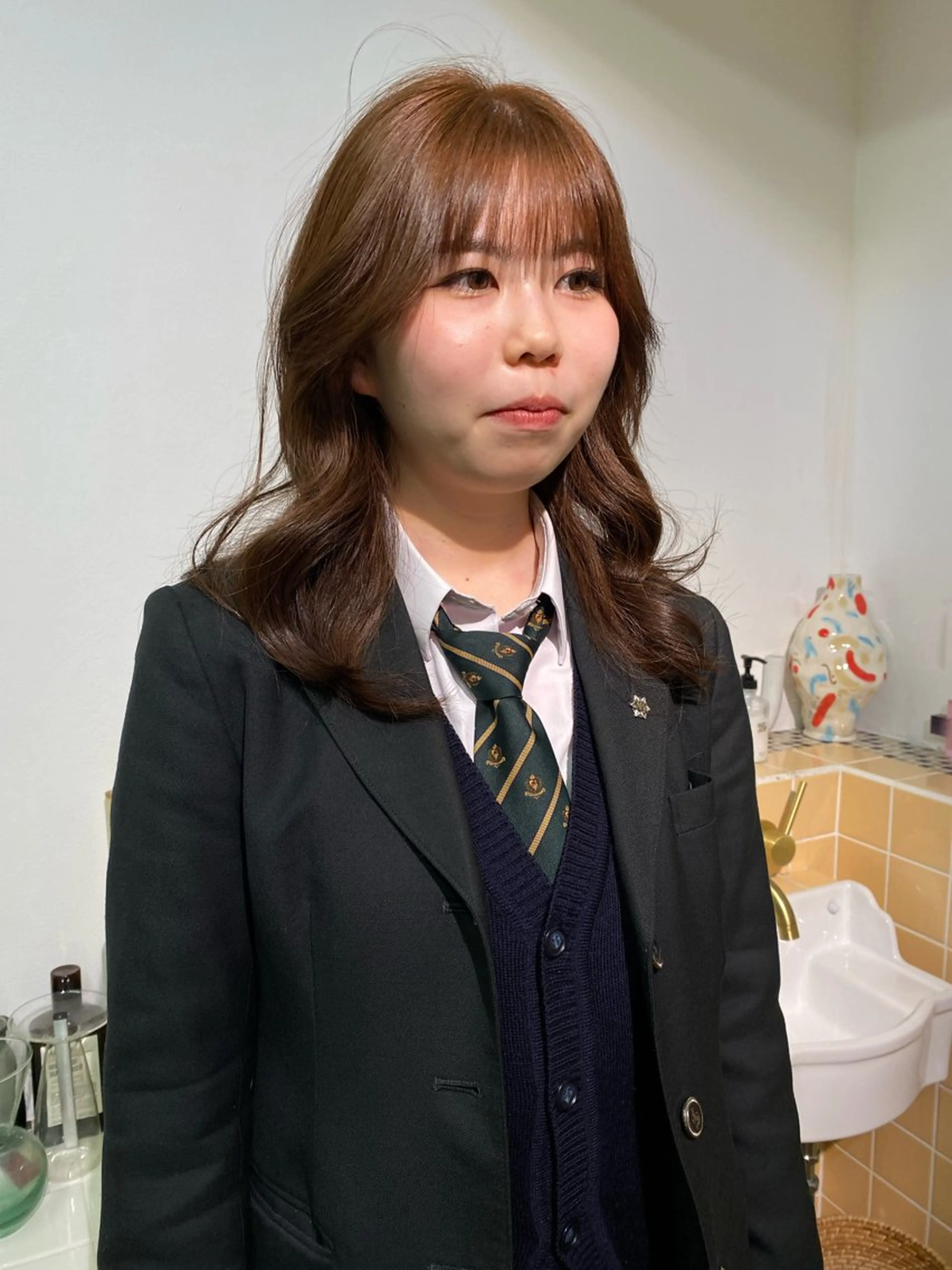 セミロング カラー iroha/ n.w.h🎀のヘアスタイル