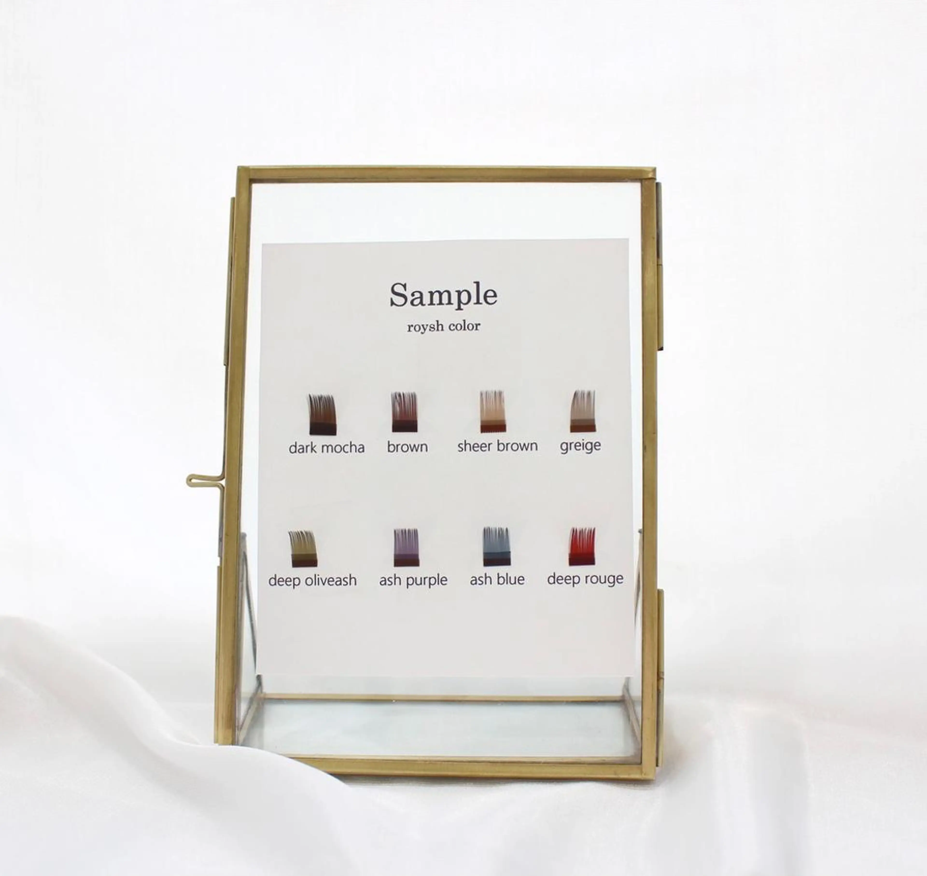 マツエク・マツパ カラーマツエク フラットラッシュ S. Terashimaのマツエク・マツパデザイン