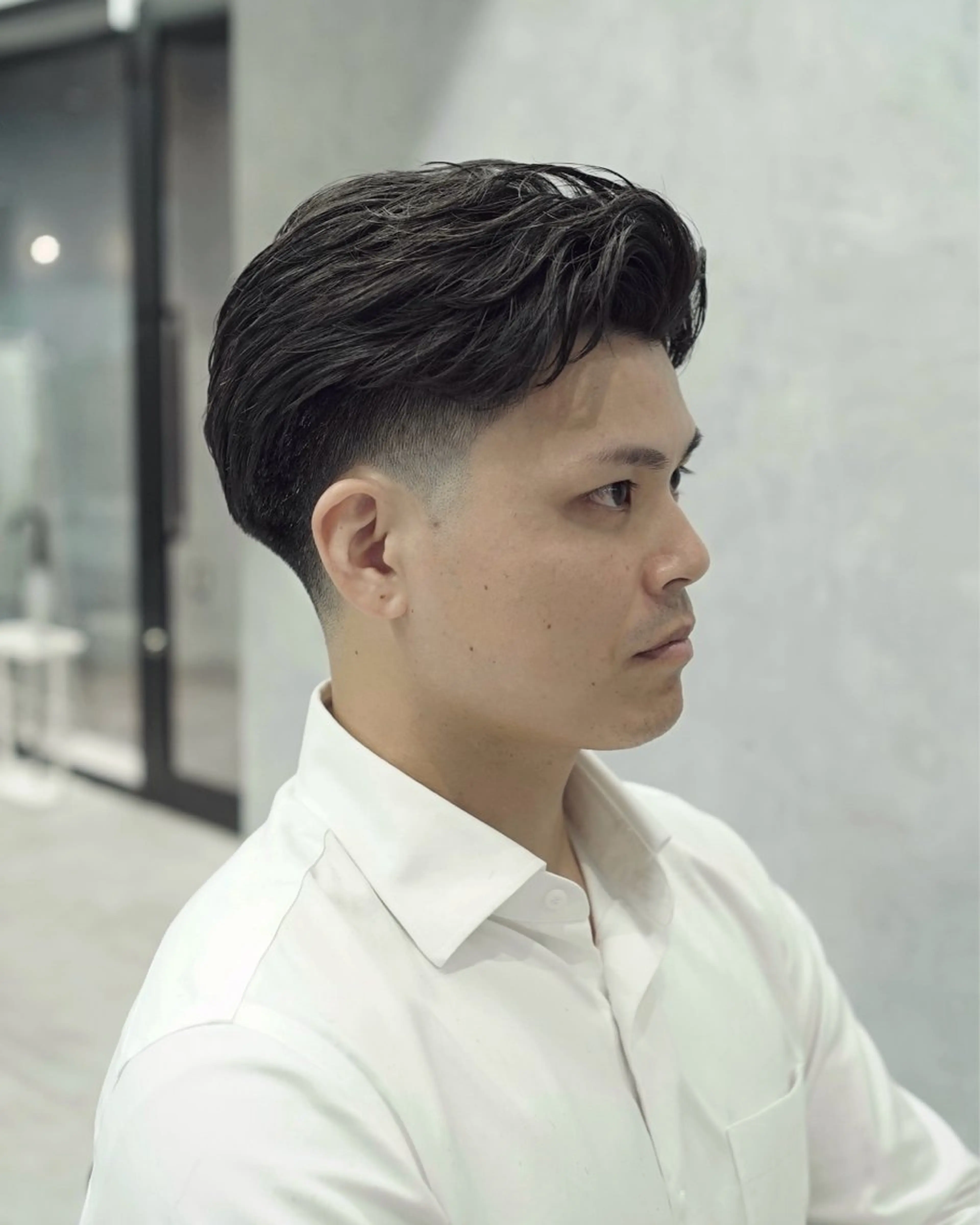 ショート パーマ メンズ カット パーマ GAKU /フェード /メンズ/難波のヘアスタイル