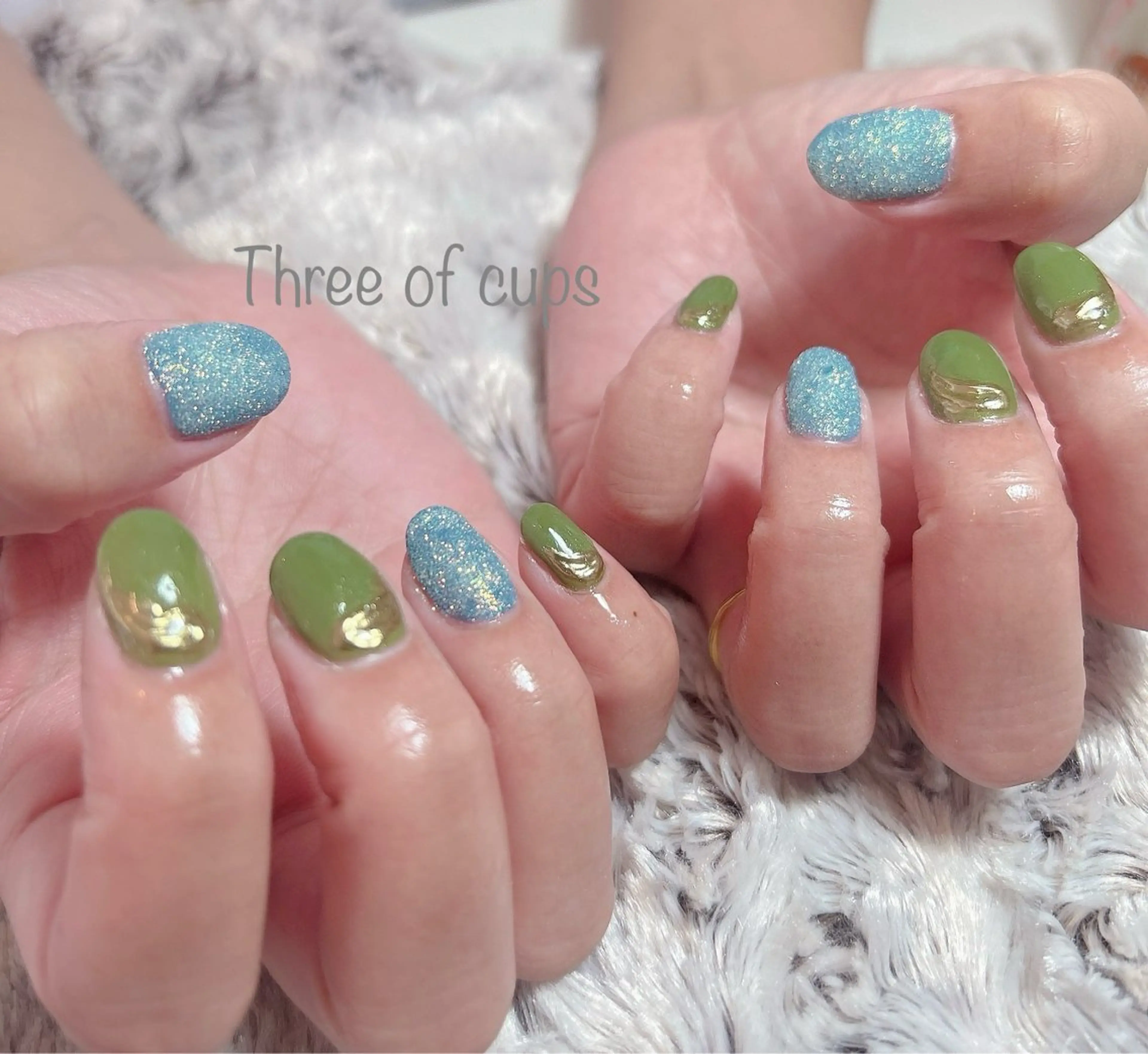 ネイル Three of cupsのネイルデザイン