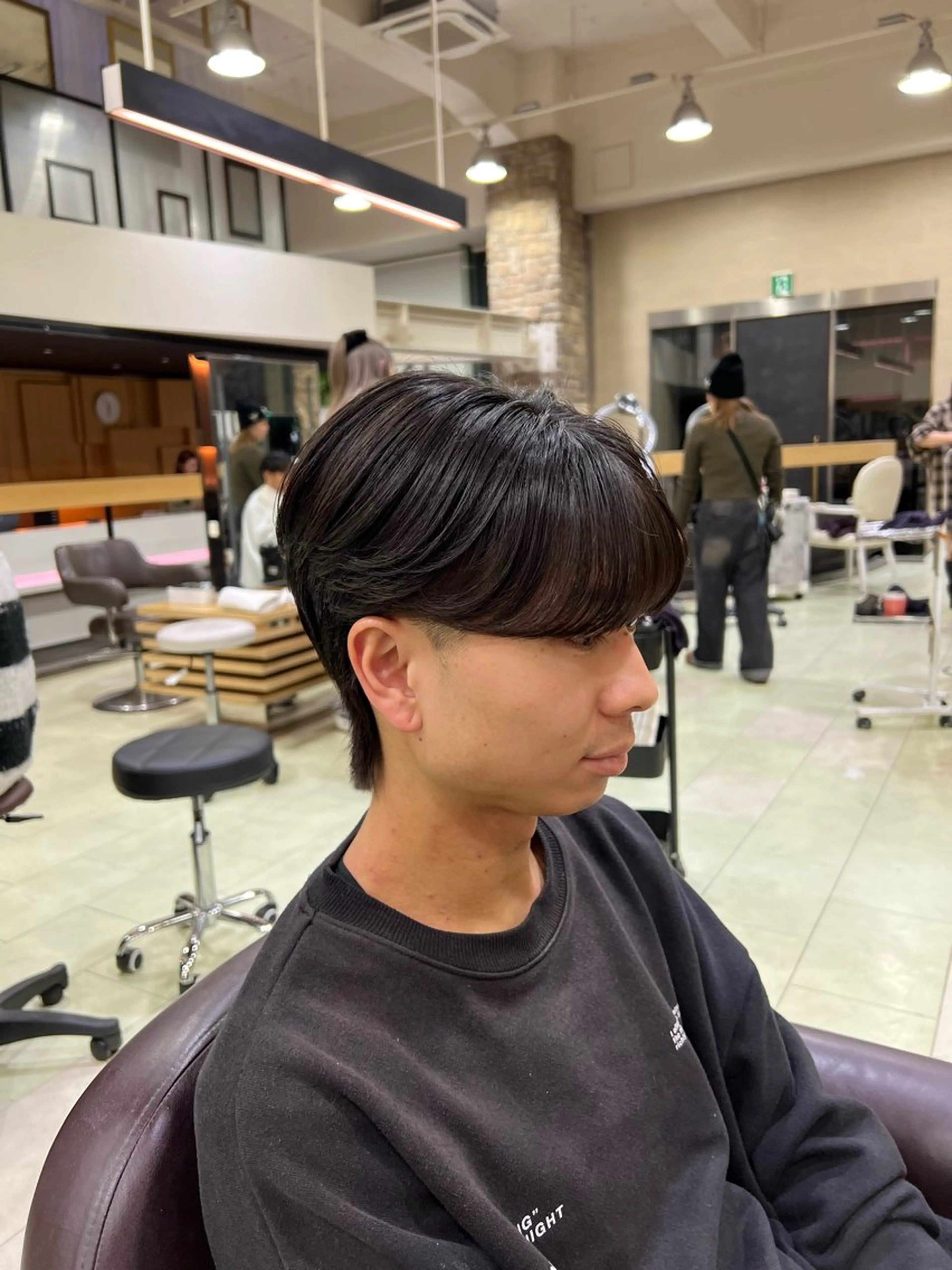 ショート カラー パーマ メンズ カット パーマ メンズ特化 【かな】のヘアスタイル