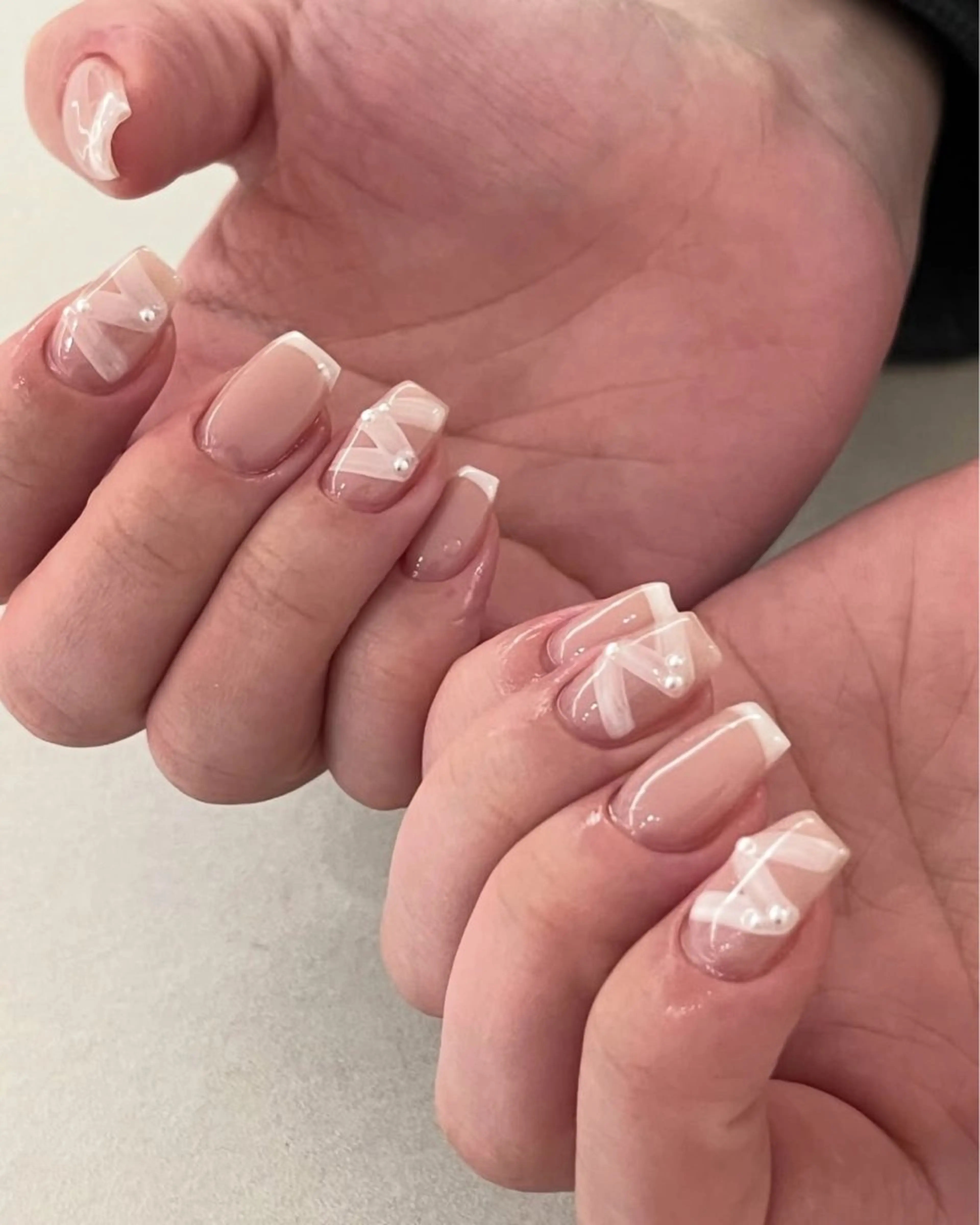 ネイル シンプルネイル ハンドネイル Lumi de nailsのネイルデザイン