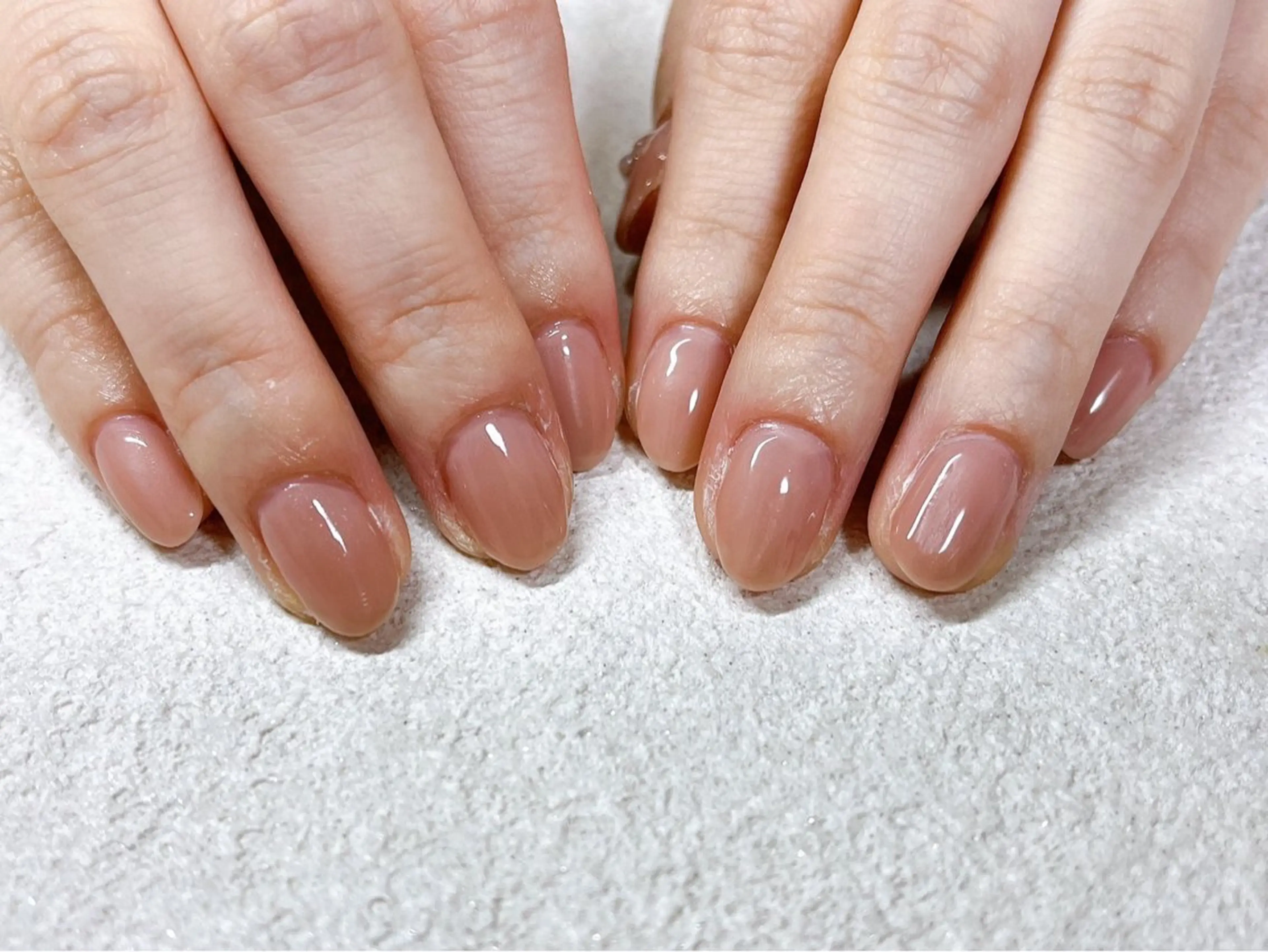 ネイル ジェルネイル 韓国ネイル メンズネイル ワンカラーネイル パラジェル kiki nail たまプラーザのネイルデザイン