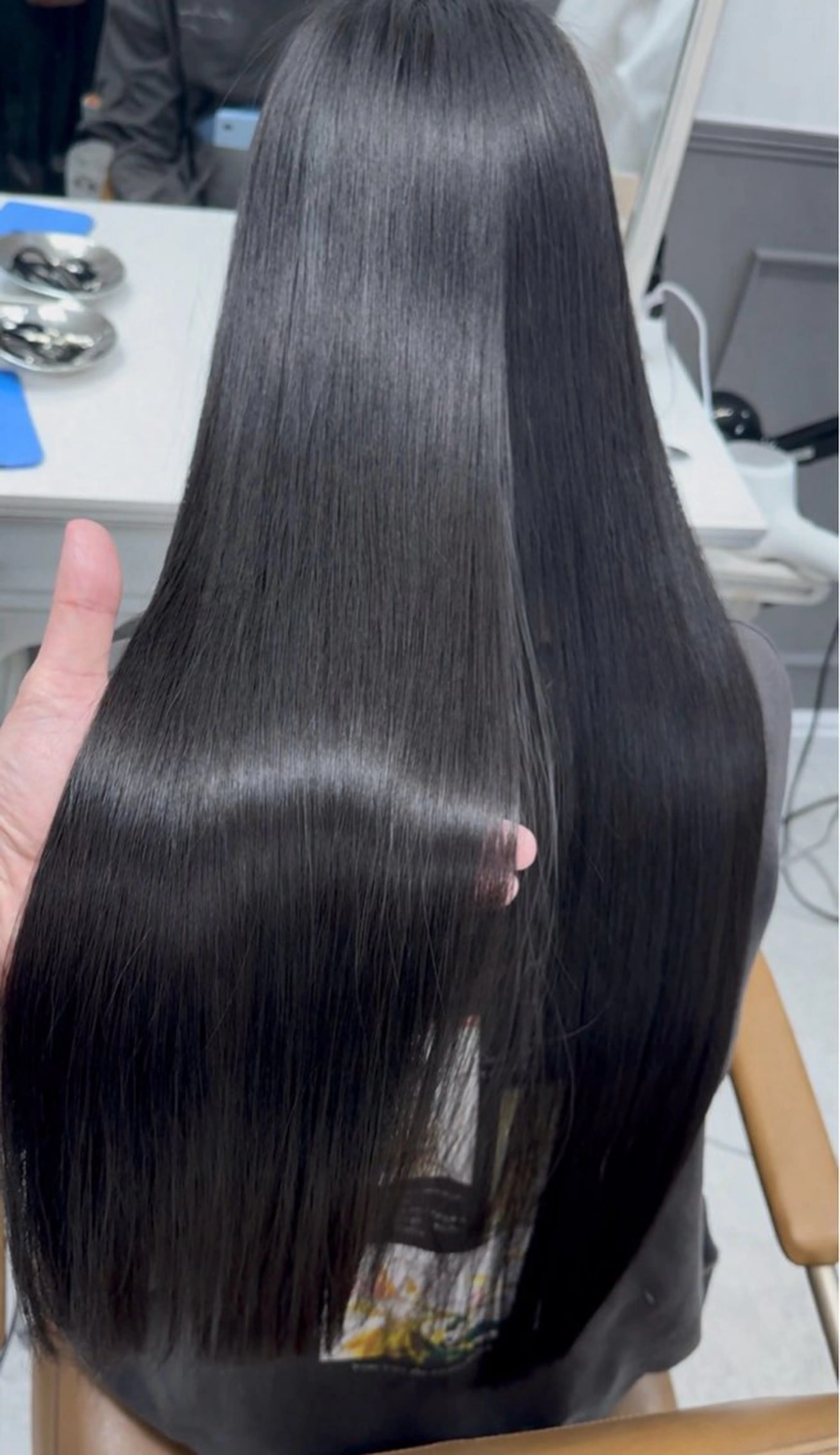 【髪質改善】絹髪への第1歩◎オーガニックケラチンストレートの写真