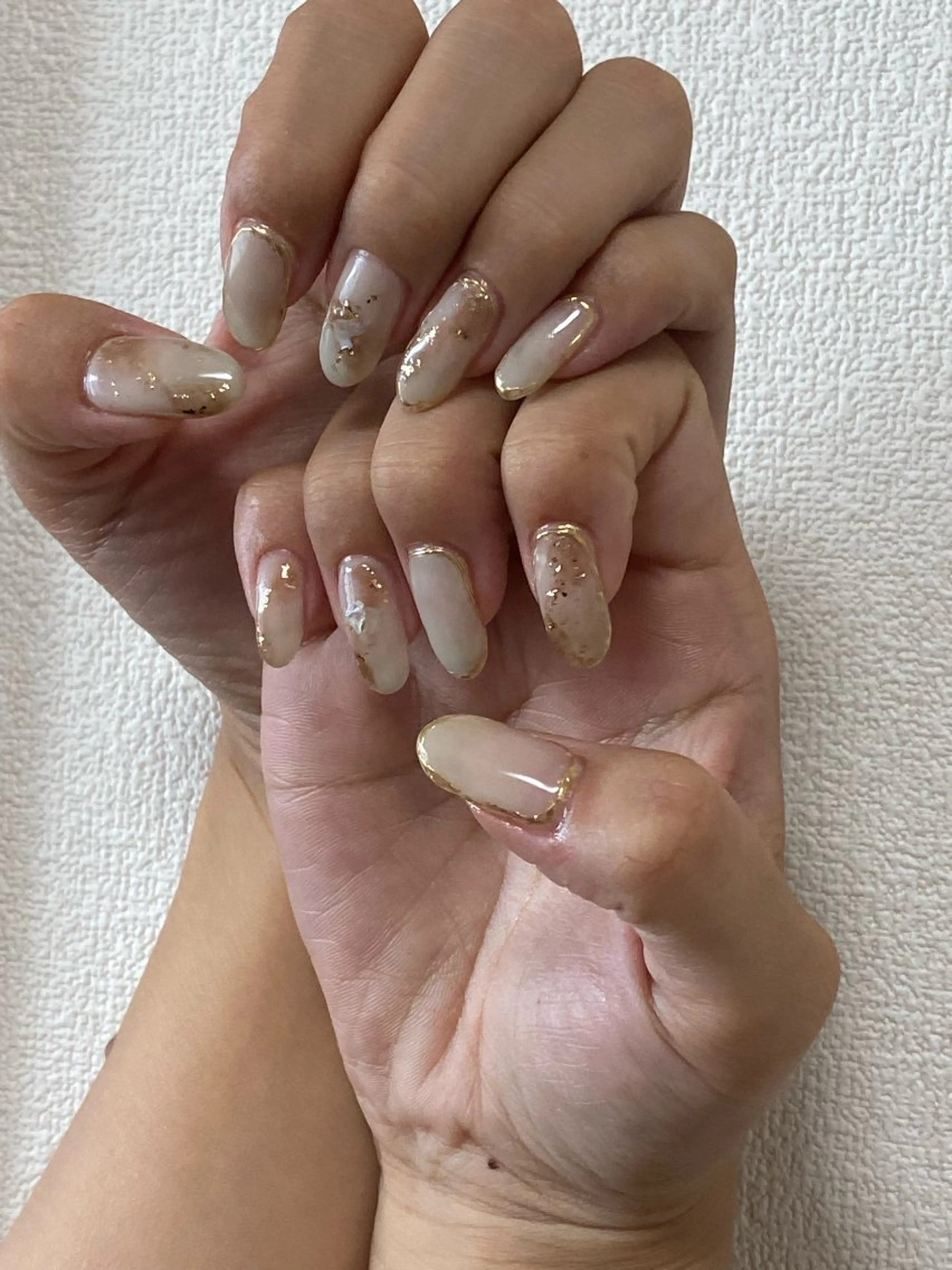 ネイル ニュアンスネイル ハンドネイル 自宅サロン FeelFreeのマツエク・マツパデザイン