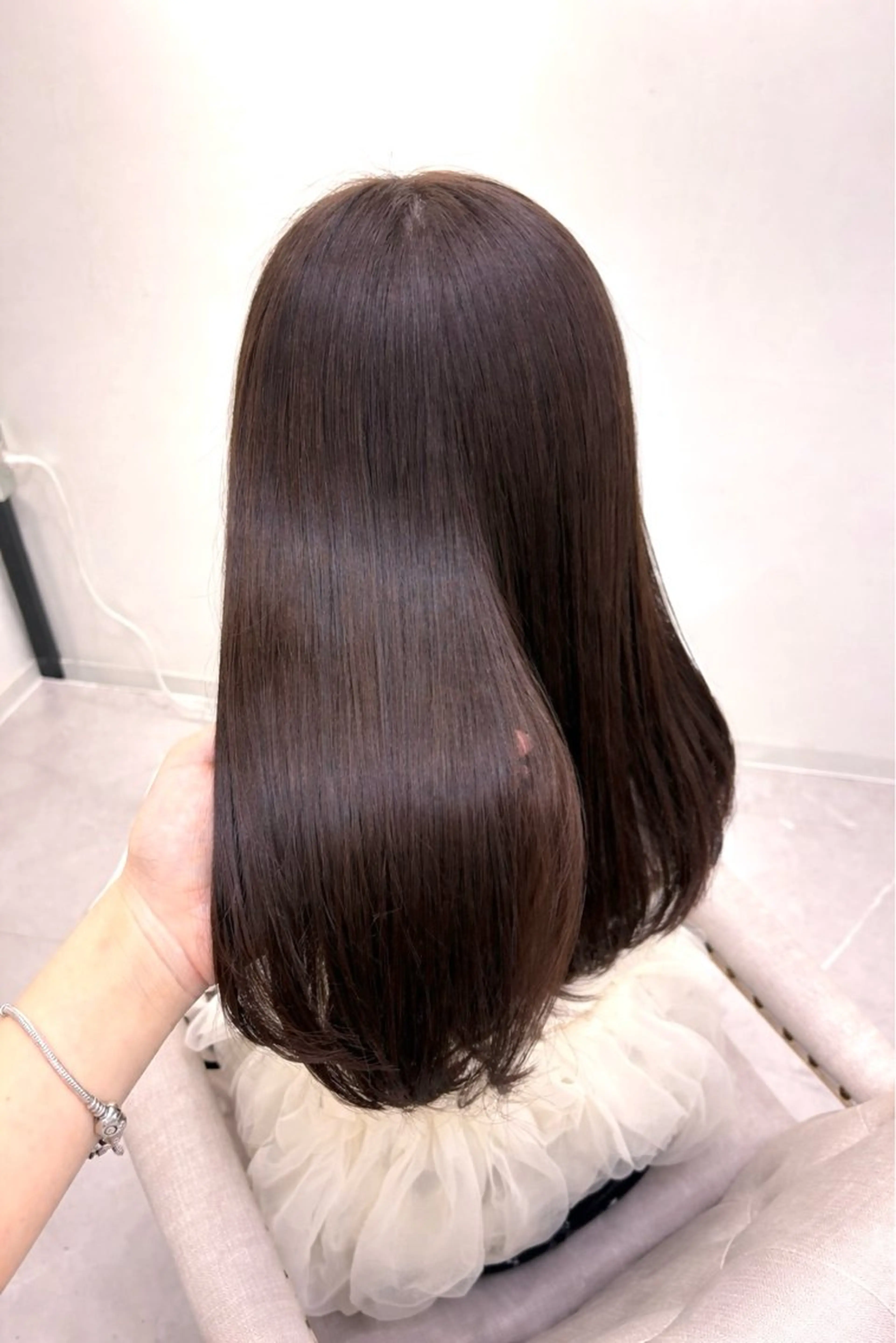 カラー ヘアカラー ミディアムレイヤー/ 艶カラーNorikaのヘアスタイル