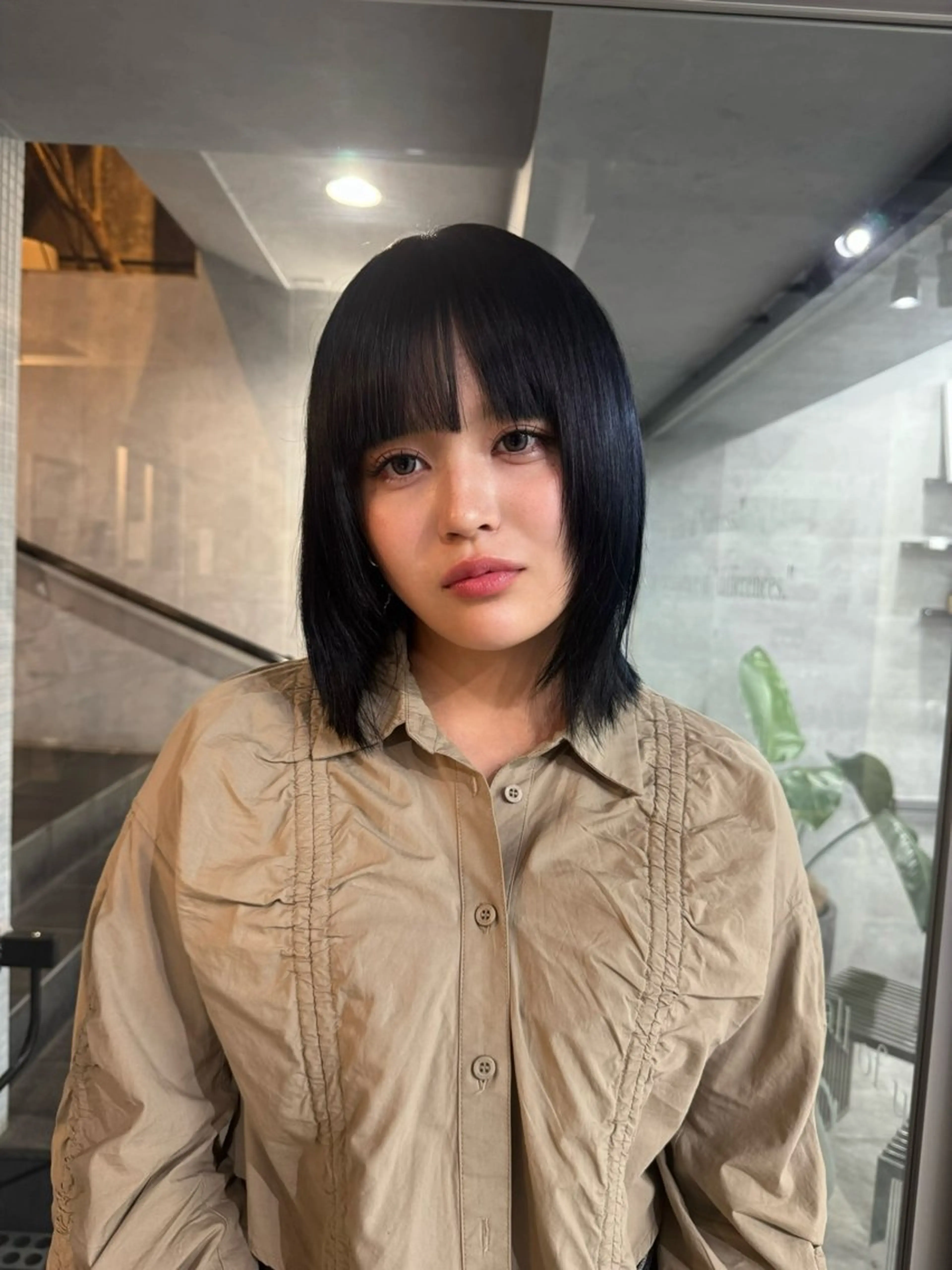 ショート カラー カット ヘアカラー トリートメント You/透明感カラー レイヤーカット/ボブのヘアスタイル