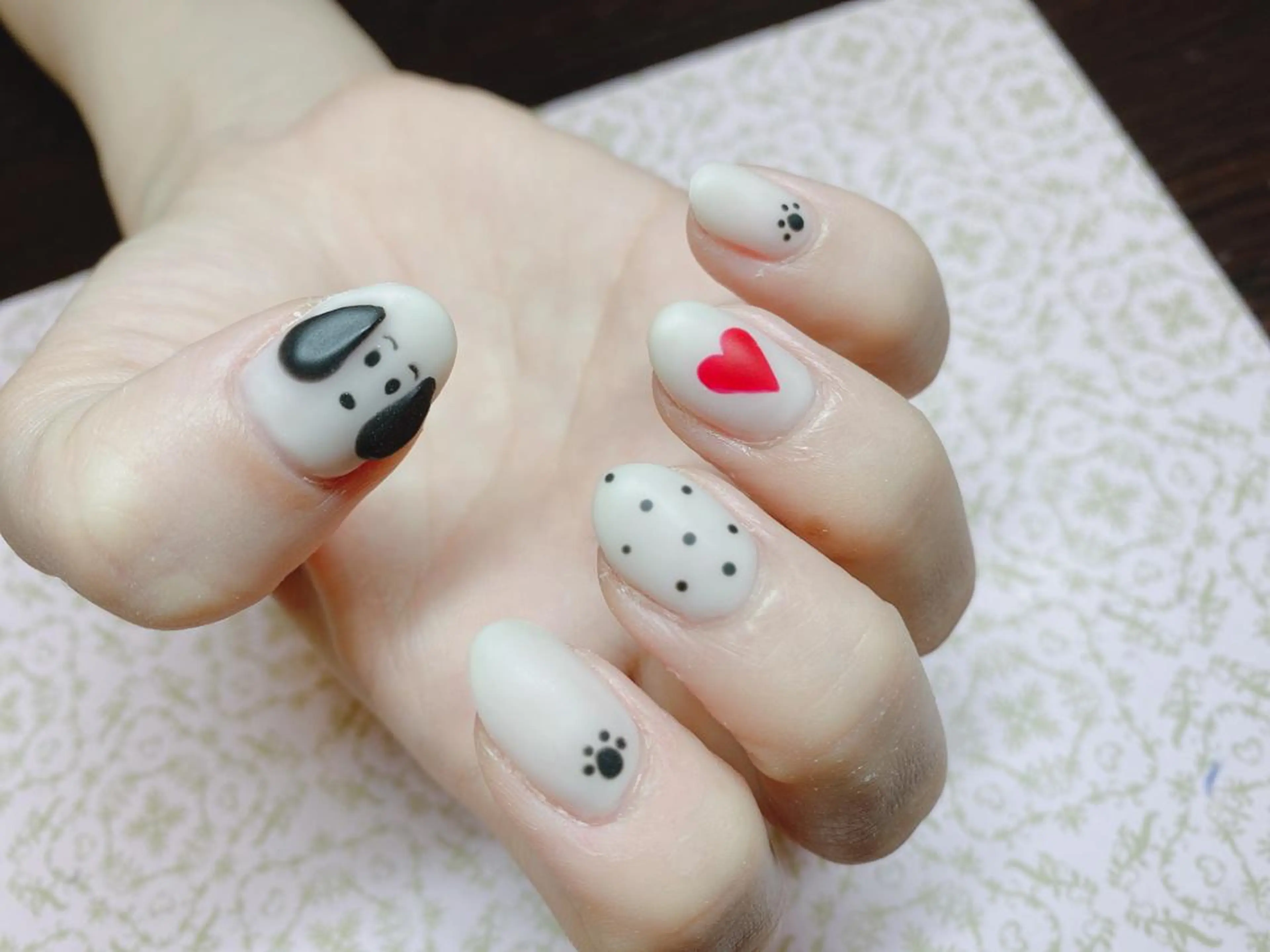 ネイル マットネイル ハンドネイル Piacere 絵美のネイルデザイン