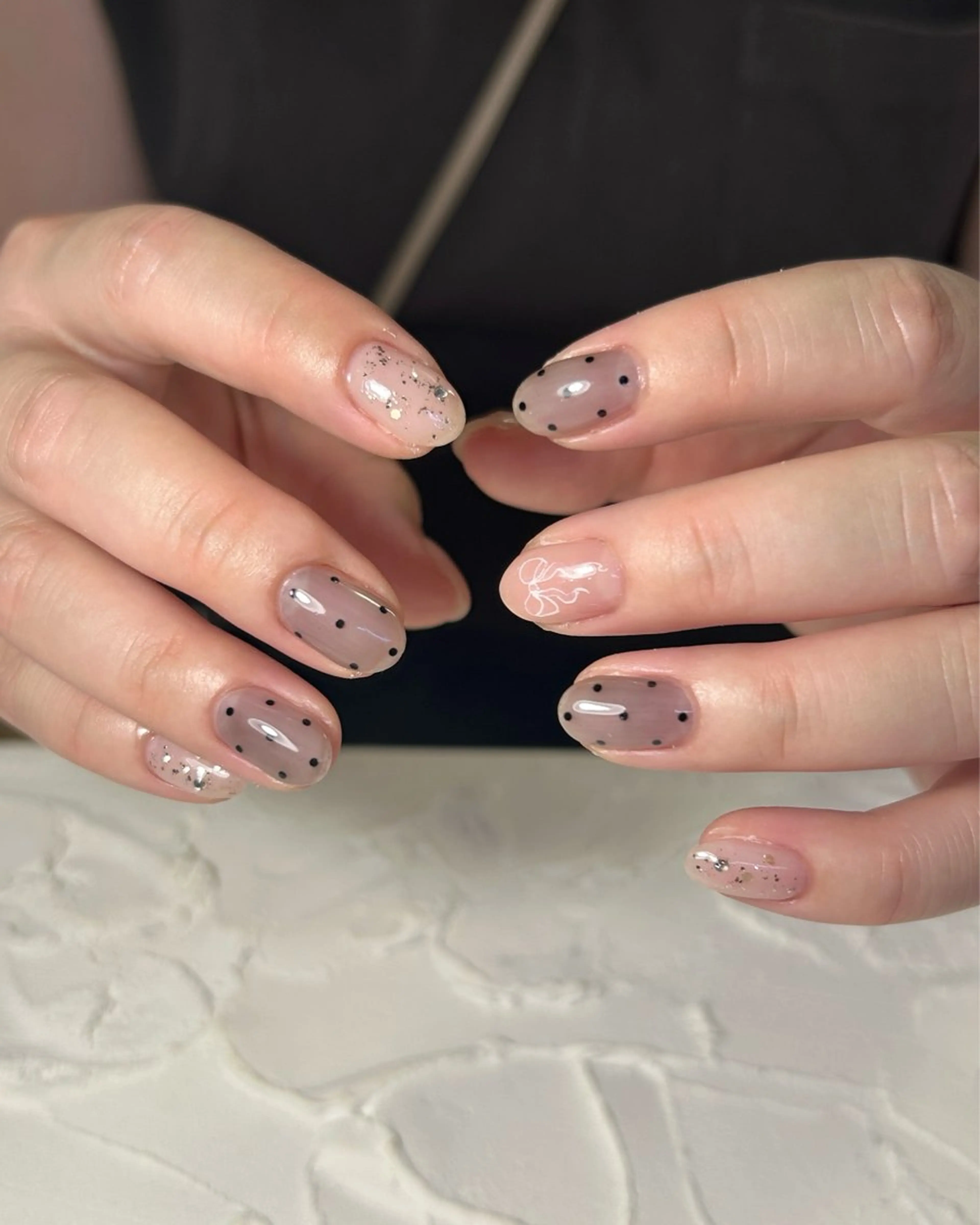 ネイル ドット ハンドネイル Lofinails ちひろのネイルデザイン