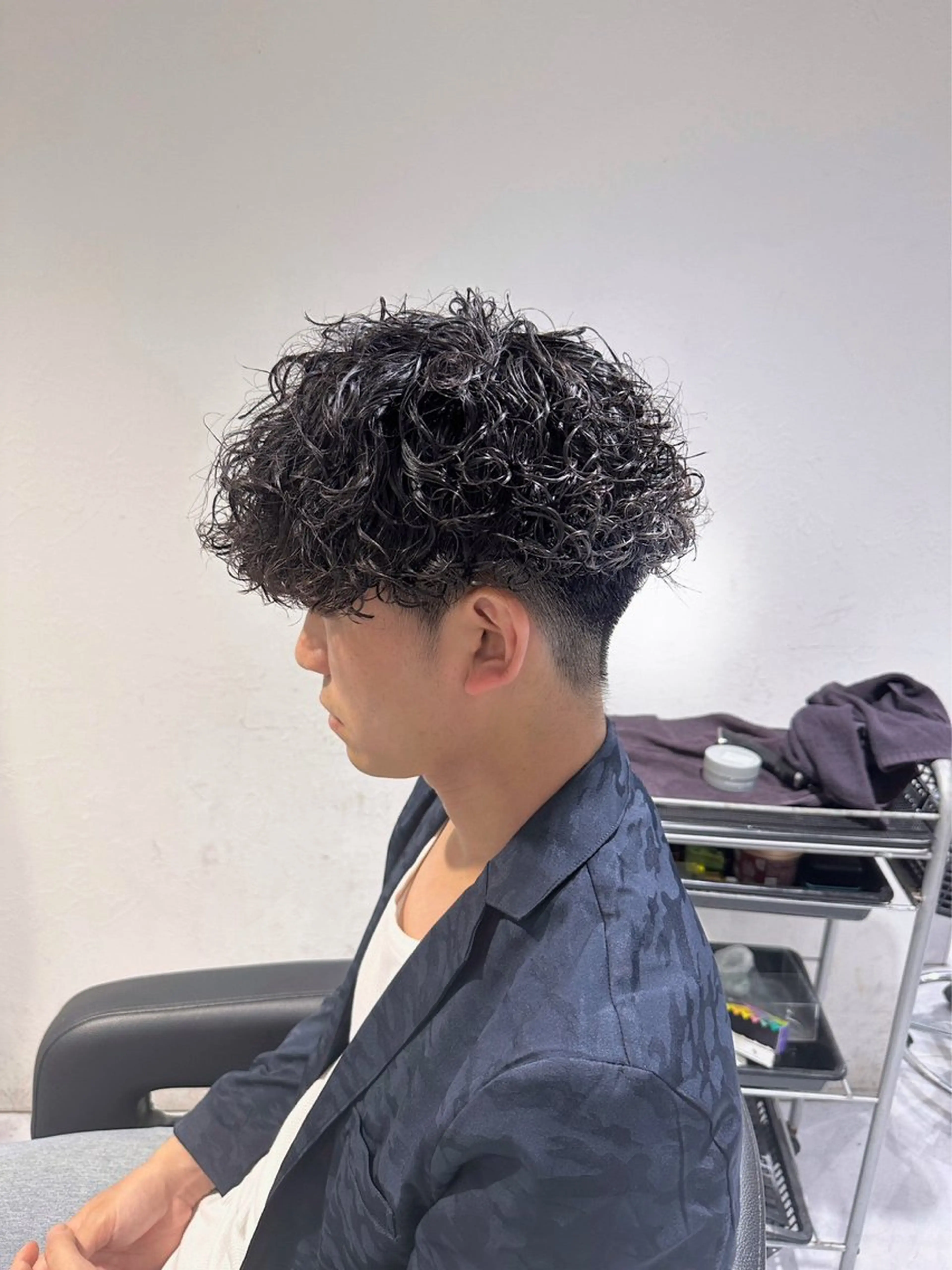 パーマ メンズ カット パーマ 新世代パーマ⚡️ の達人トモ⚡️のヘアスタイル