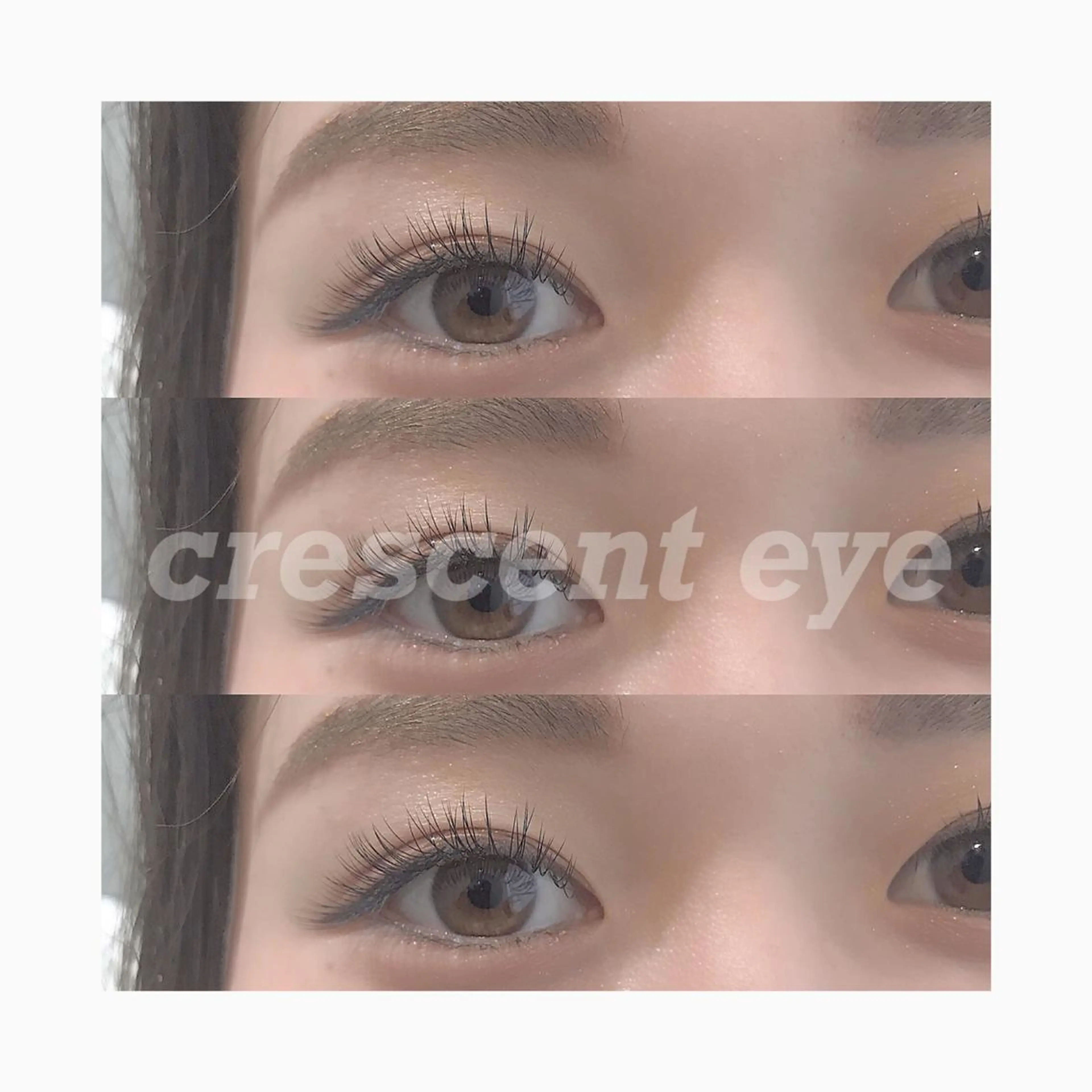 マツエク・マツパ 目尻長め セーブル Crescent Eye 三軒茶屋店のマツエク・マツパデザイン