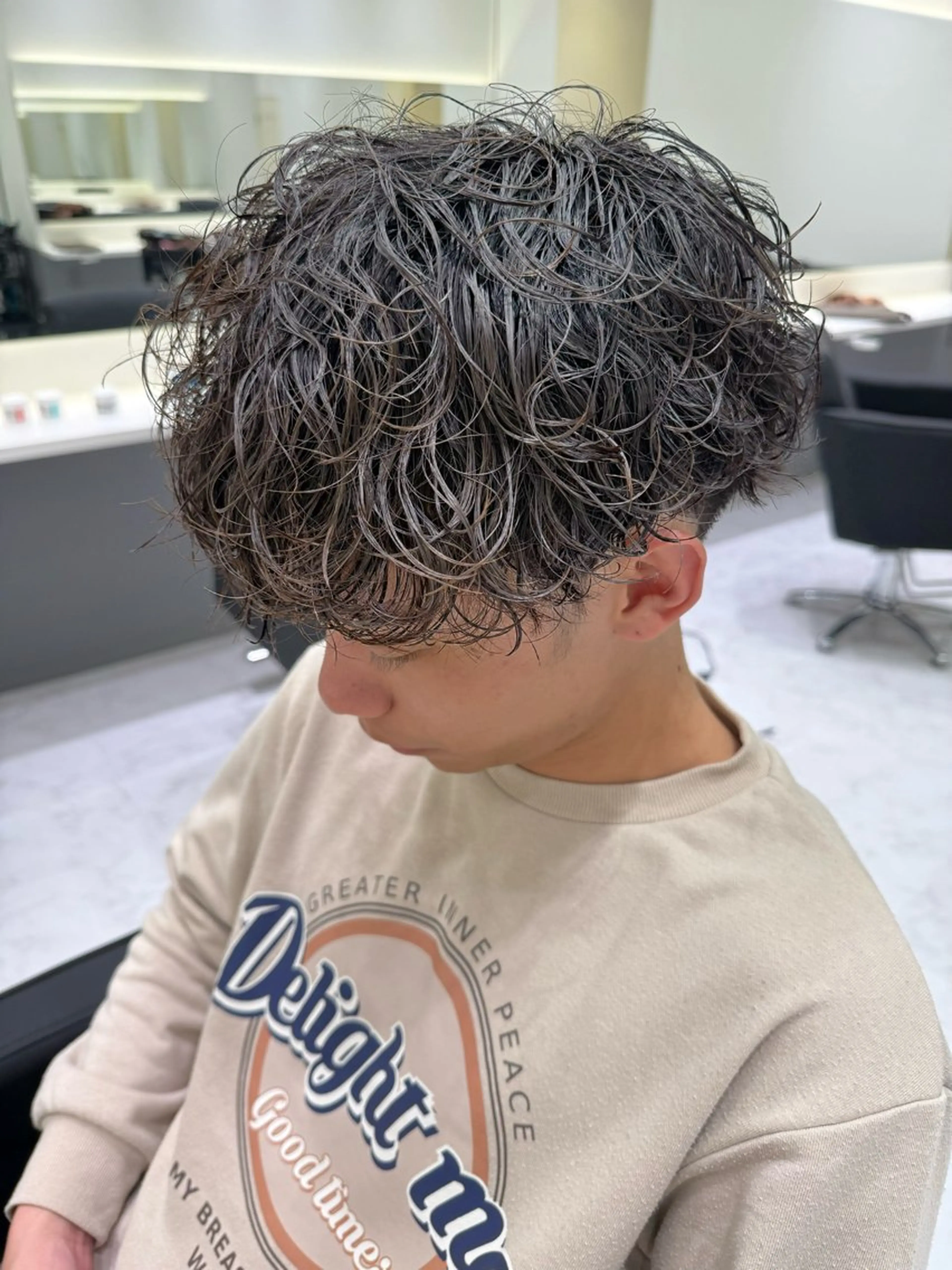 パーマ メンズ メンズパーマ カット パーマ ウォーレントリコミ ニューヨーク所属・メンズパーマ特化 北爪のヘアスタイル