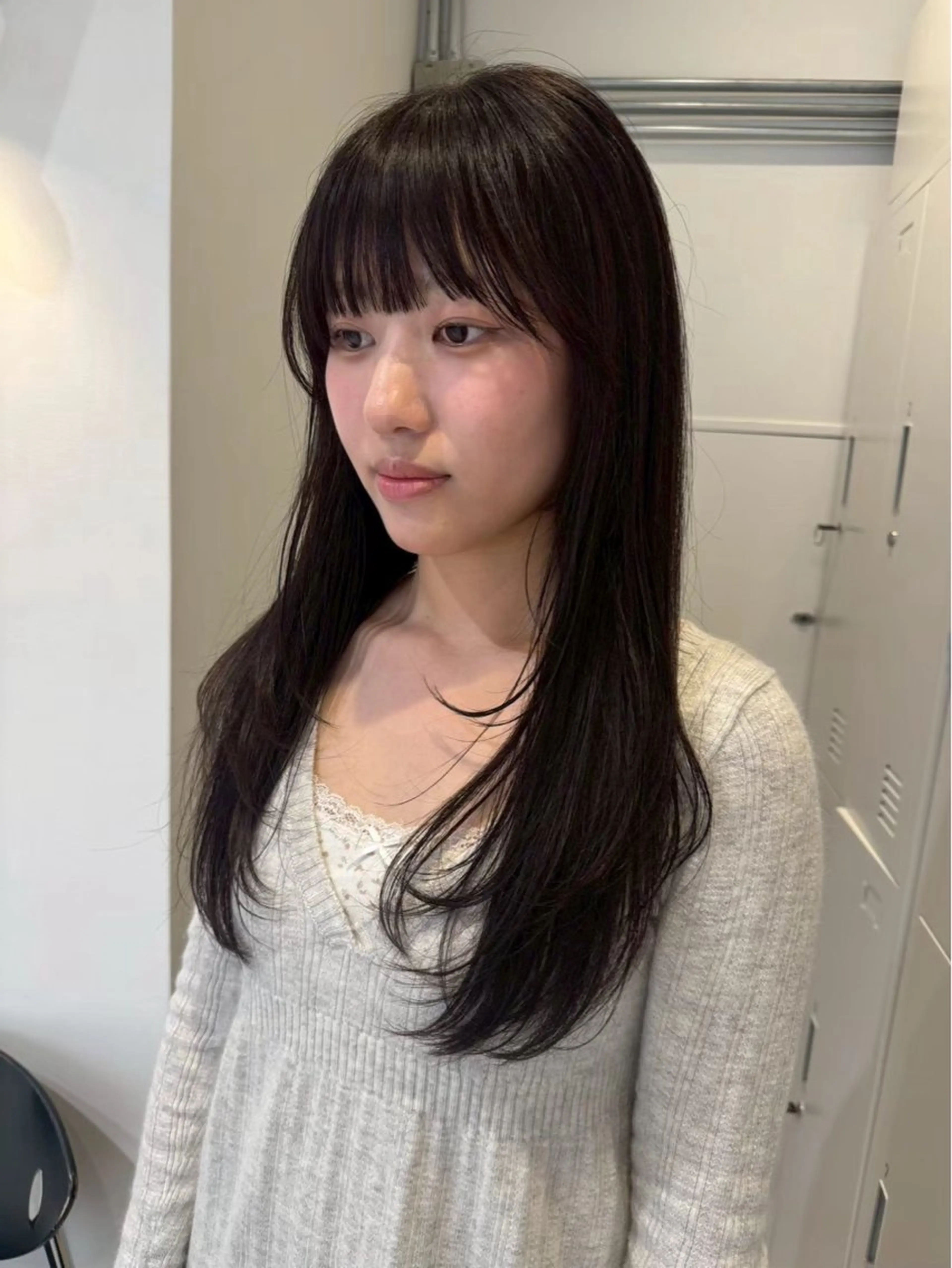 ロング カラー 透明感カラー ヘアカラー トリートメント カラーモデル🧤 いろはのヘアスタイル