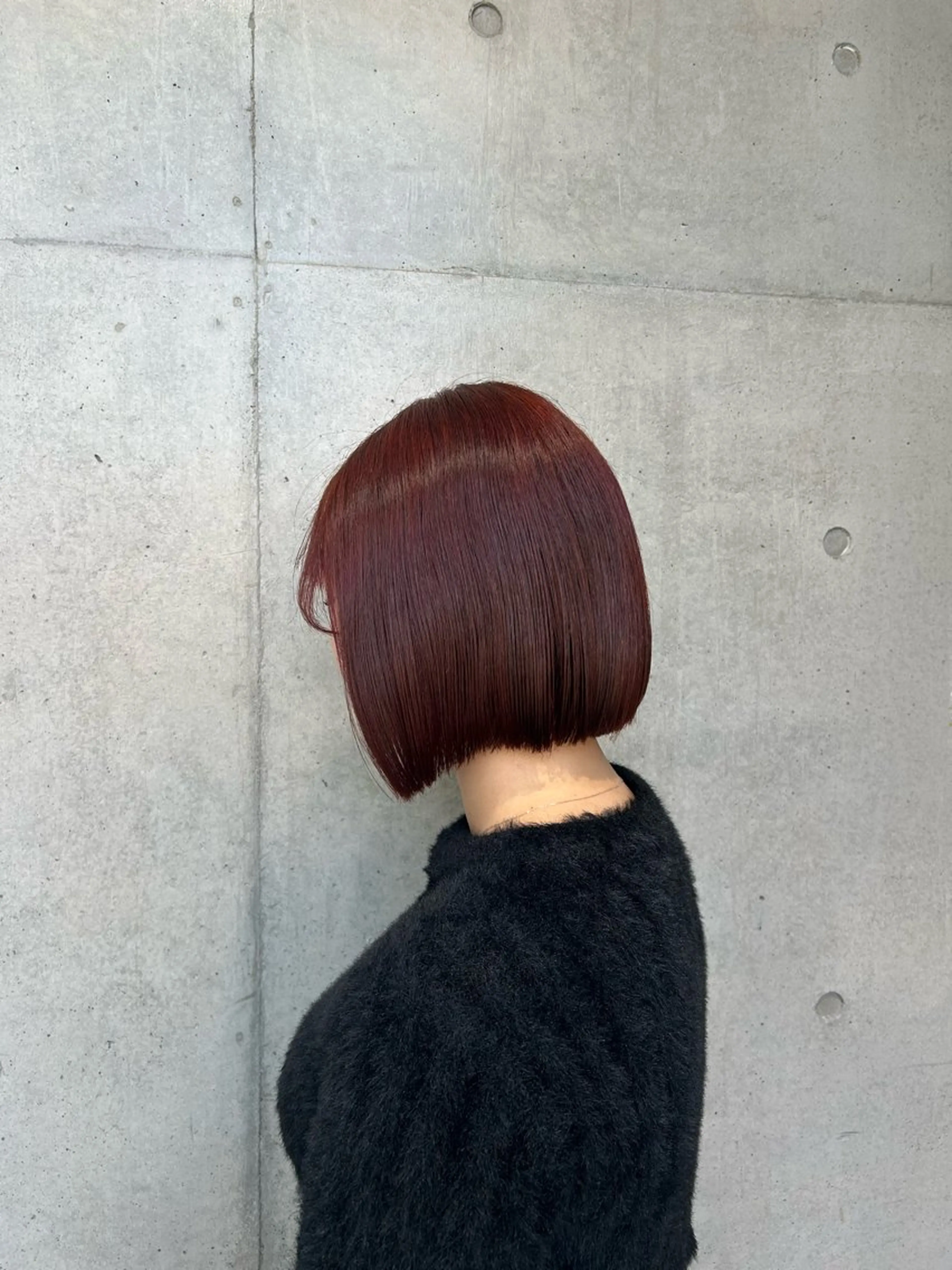 ショート カラー ヘアアレンジ ヘアカラー トリートメント ボブ艶モテカラー🫧 カリンのヘアスタイル