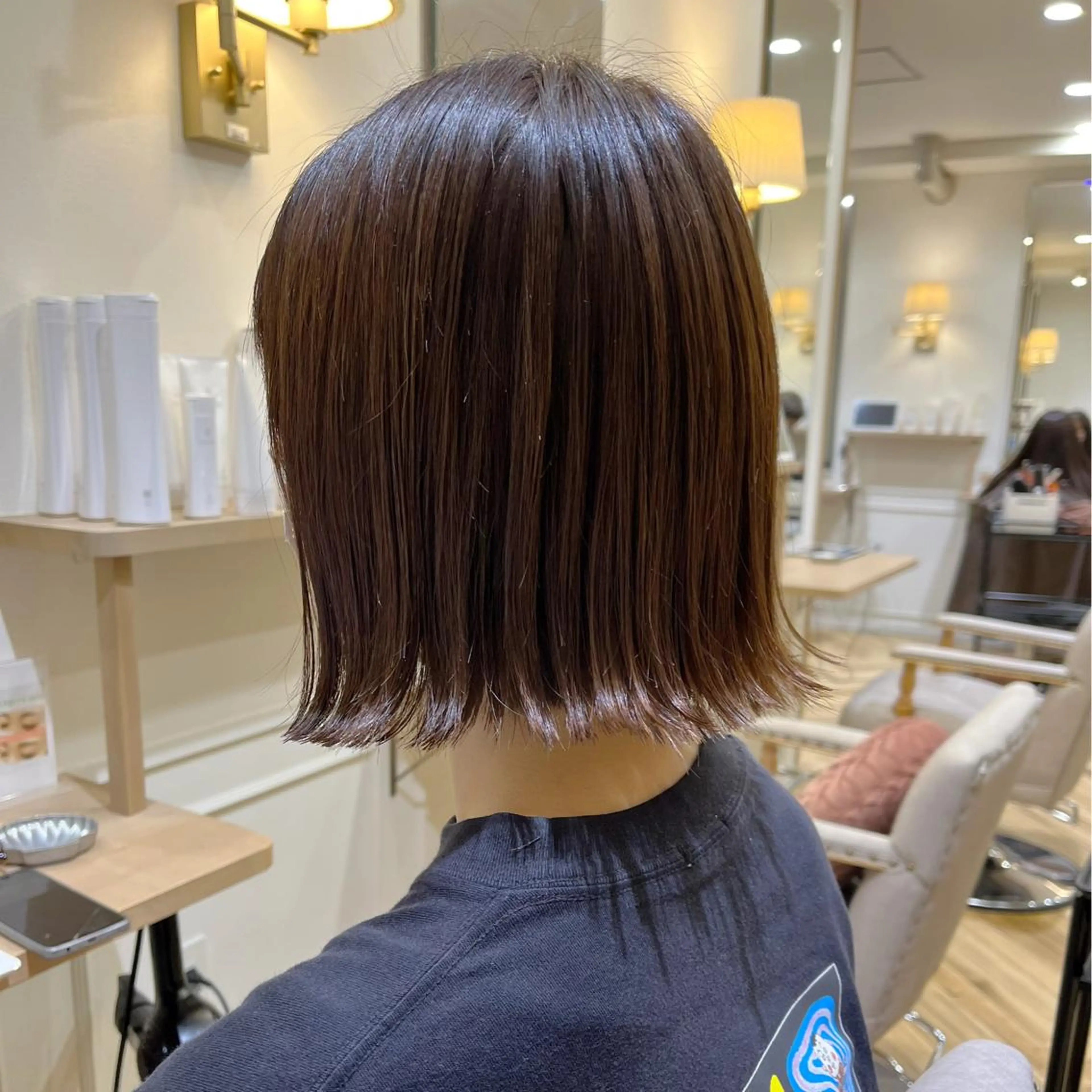 ショート カット ヘアカラー 韓国ﾍｱ&ｼｮｰﾄ ボブ💜桑原のヘアスタイル