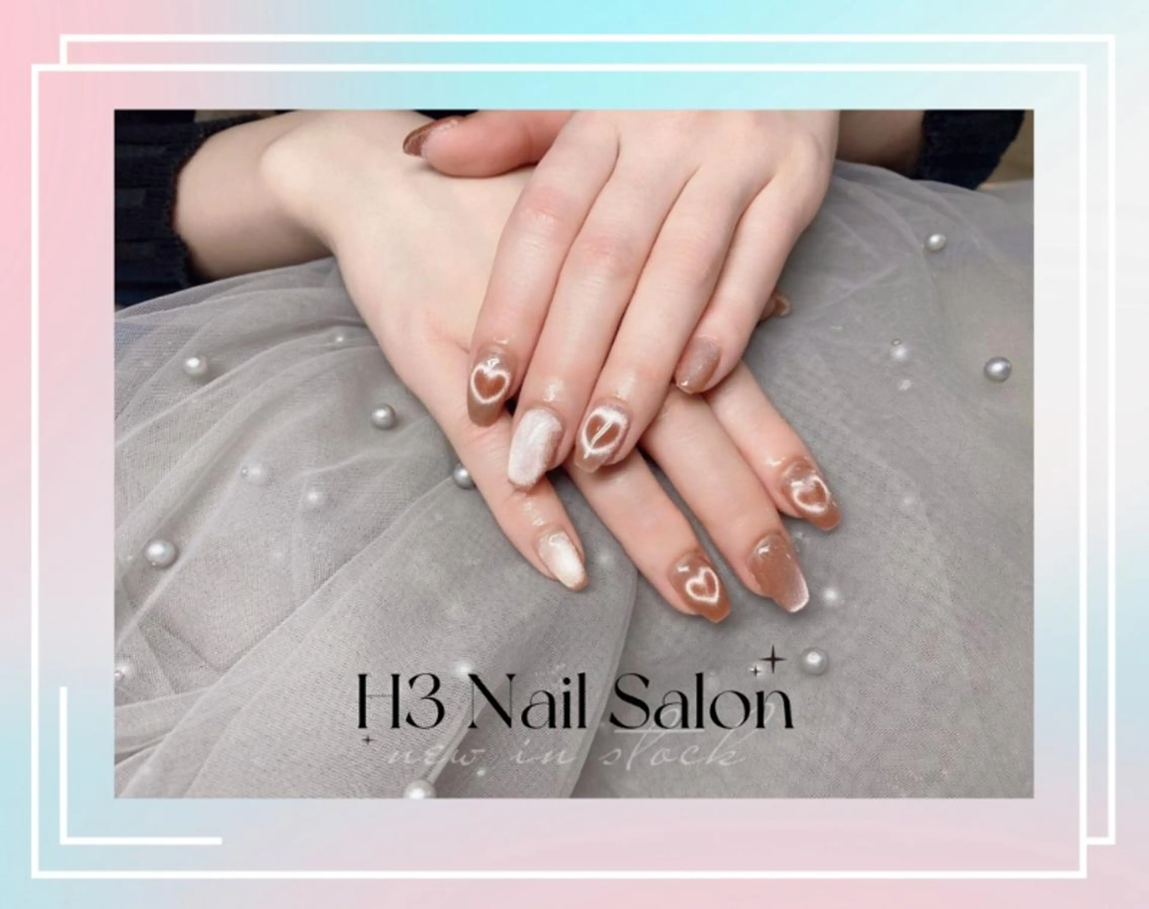 ミディアム ハンドネイル Rola kira ゆめのネイルデザイン