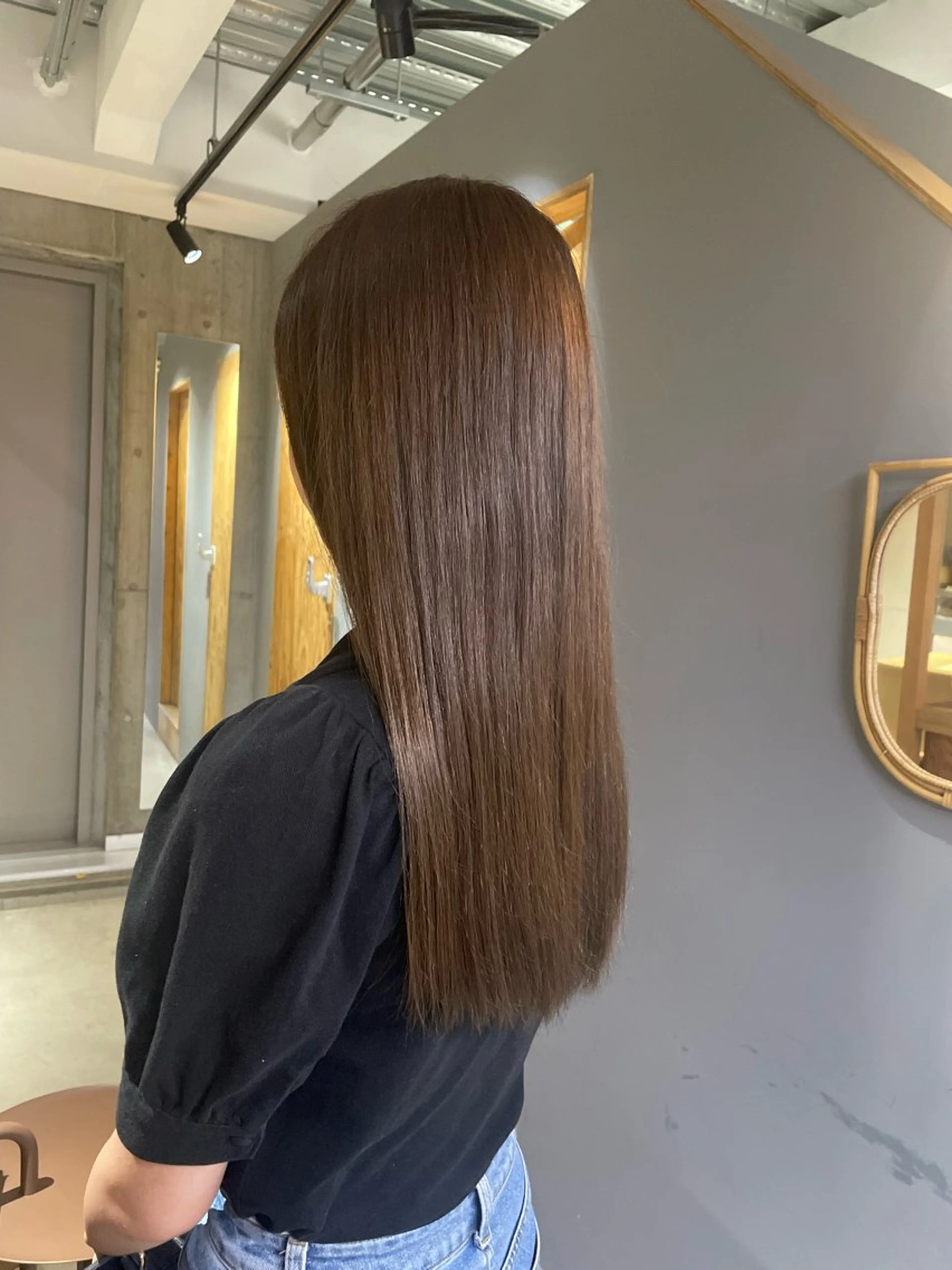 ロング カラー アッシュ ベージュカラー カット ヘアカラー トリートメント ヘッドスパ noa ☪︎のヘアスタイル