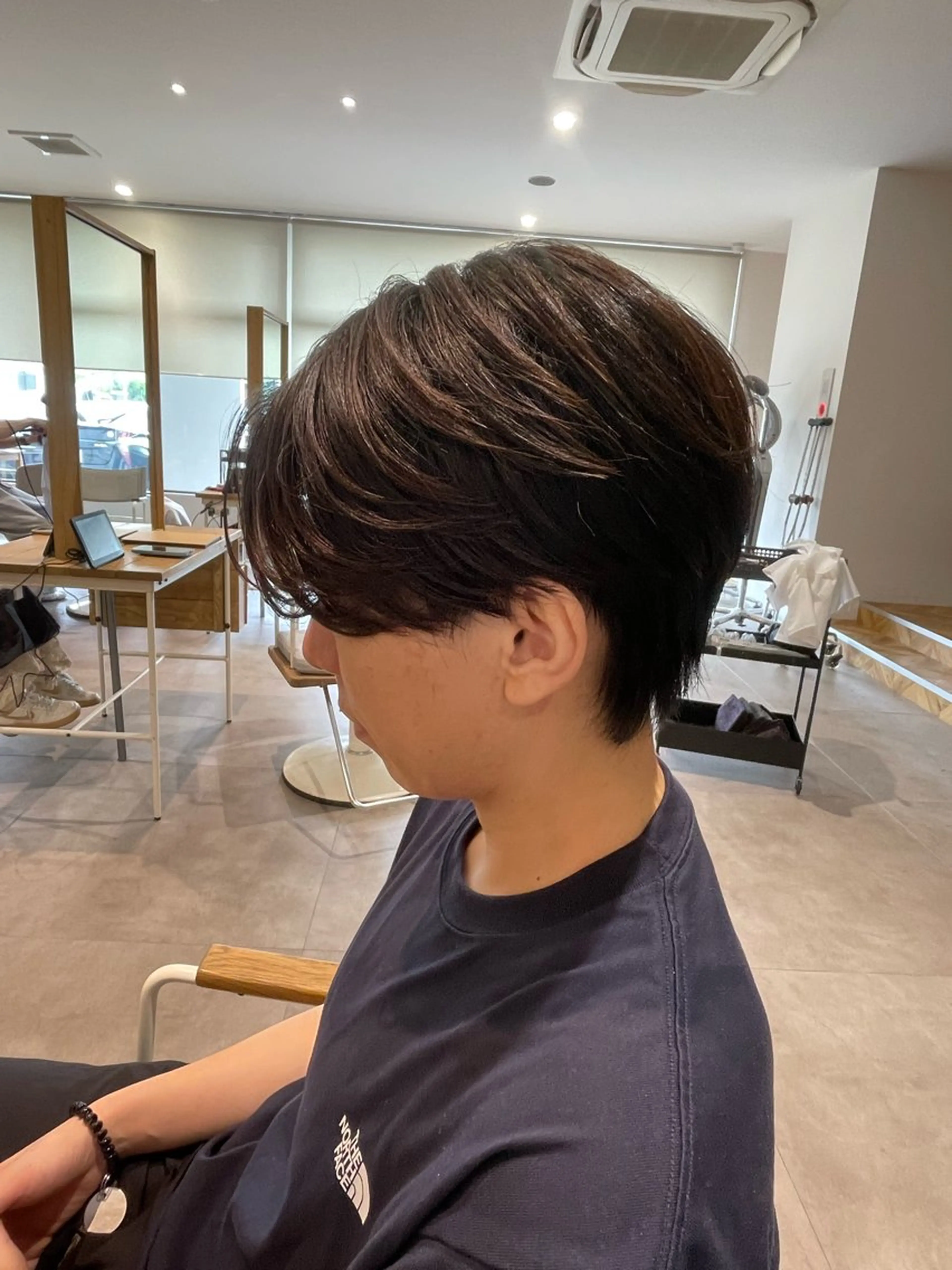 パーマ メンズ 樋口 令惟のヘアスタイル