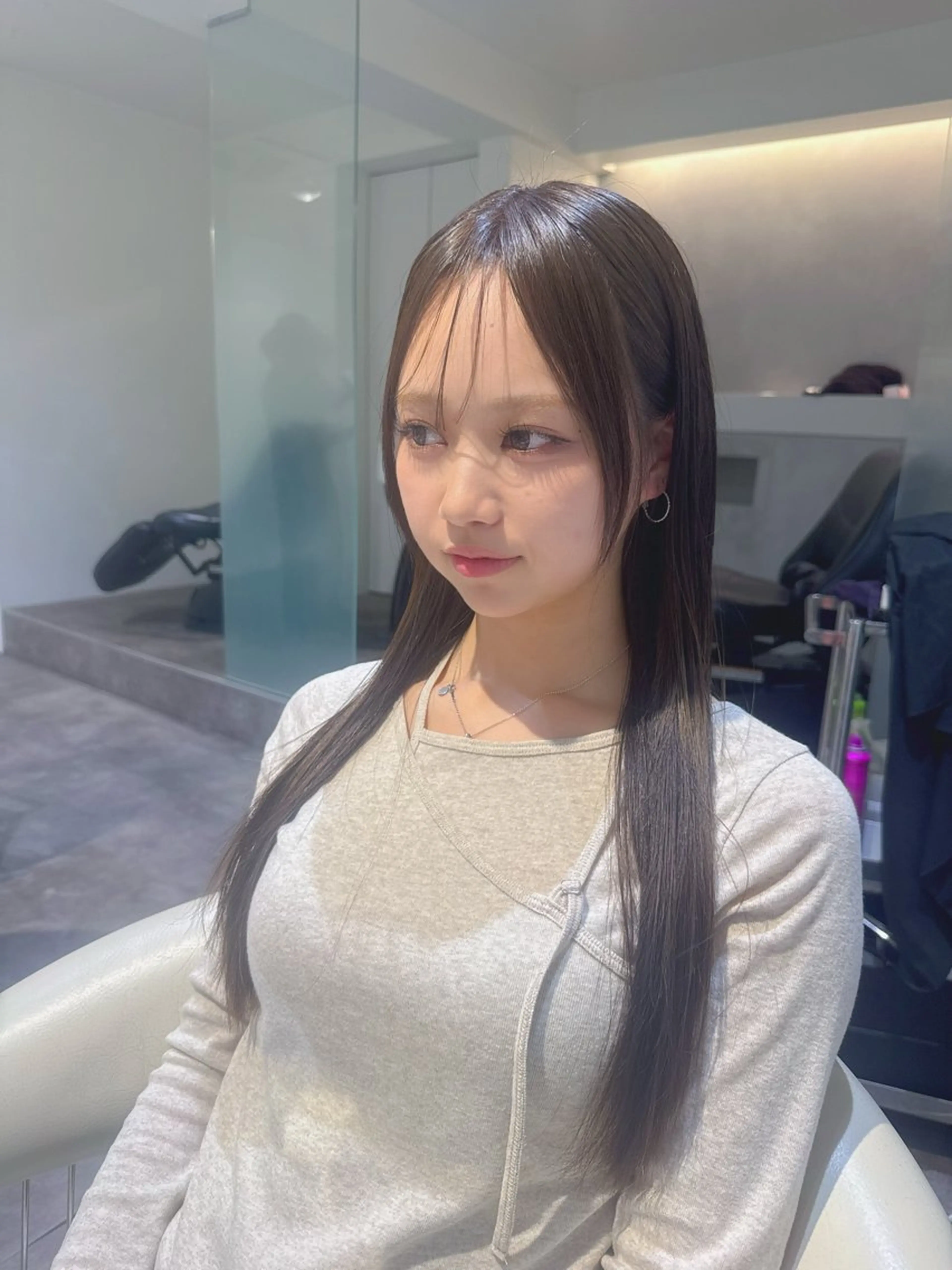 ロング カラー 透明感カラー グレージュ 髪質改善 トリートメント カット ヘアカラー トリートメント 💎透明感カラー特化 💎TAISEIのヘアスタイル