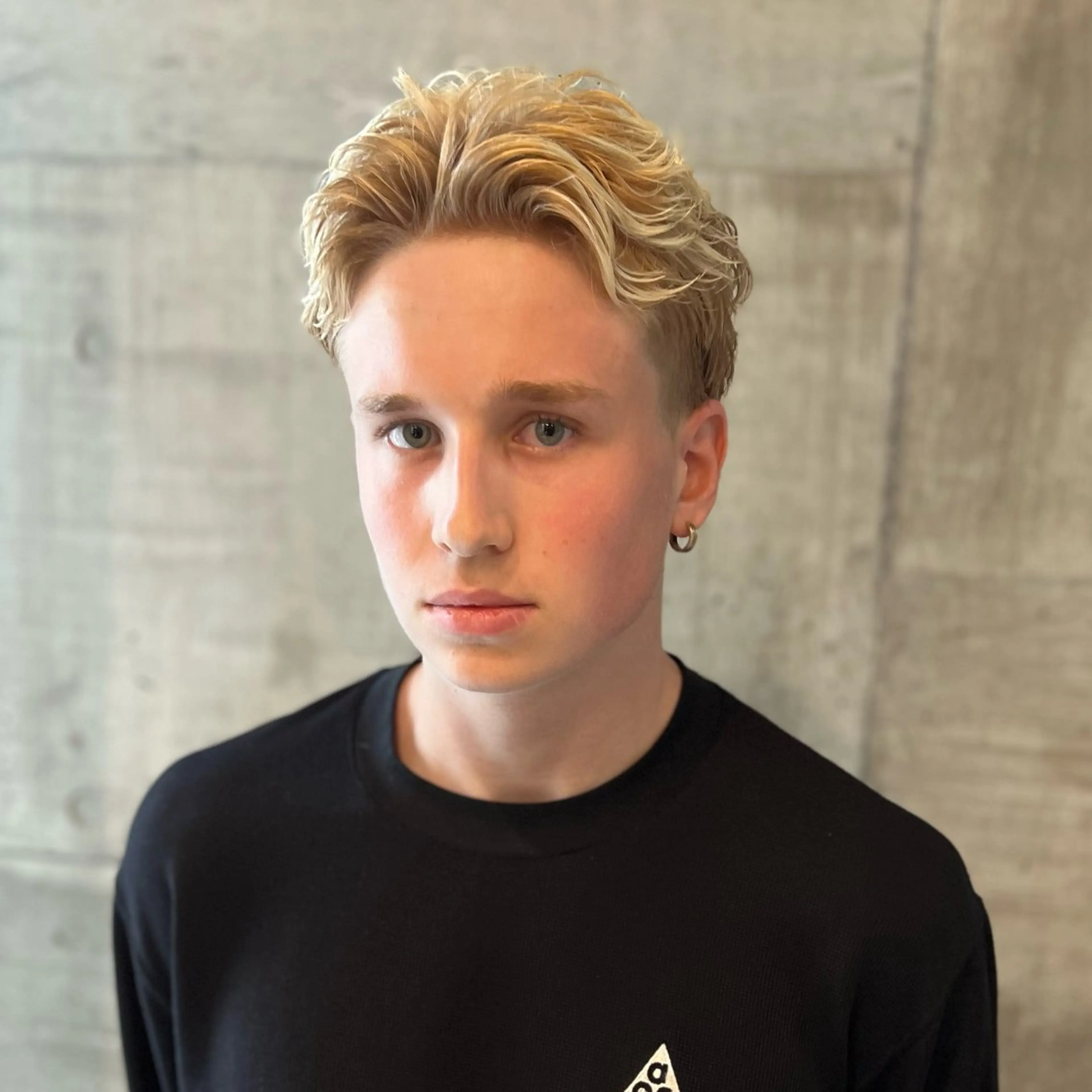 メンズ フェザーパーマ メンズパーマ カット ヘアカラー トリートメント メンズ特化/パーマ/ メッシュ/竜成のヘアスタイル