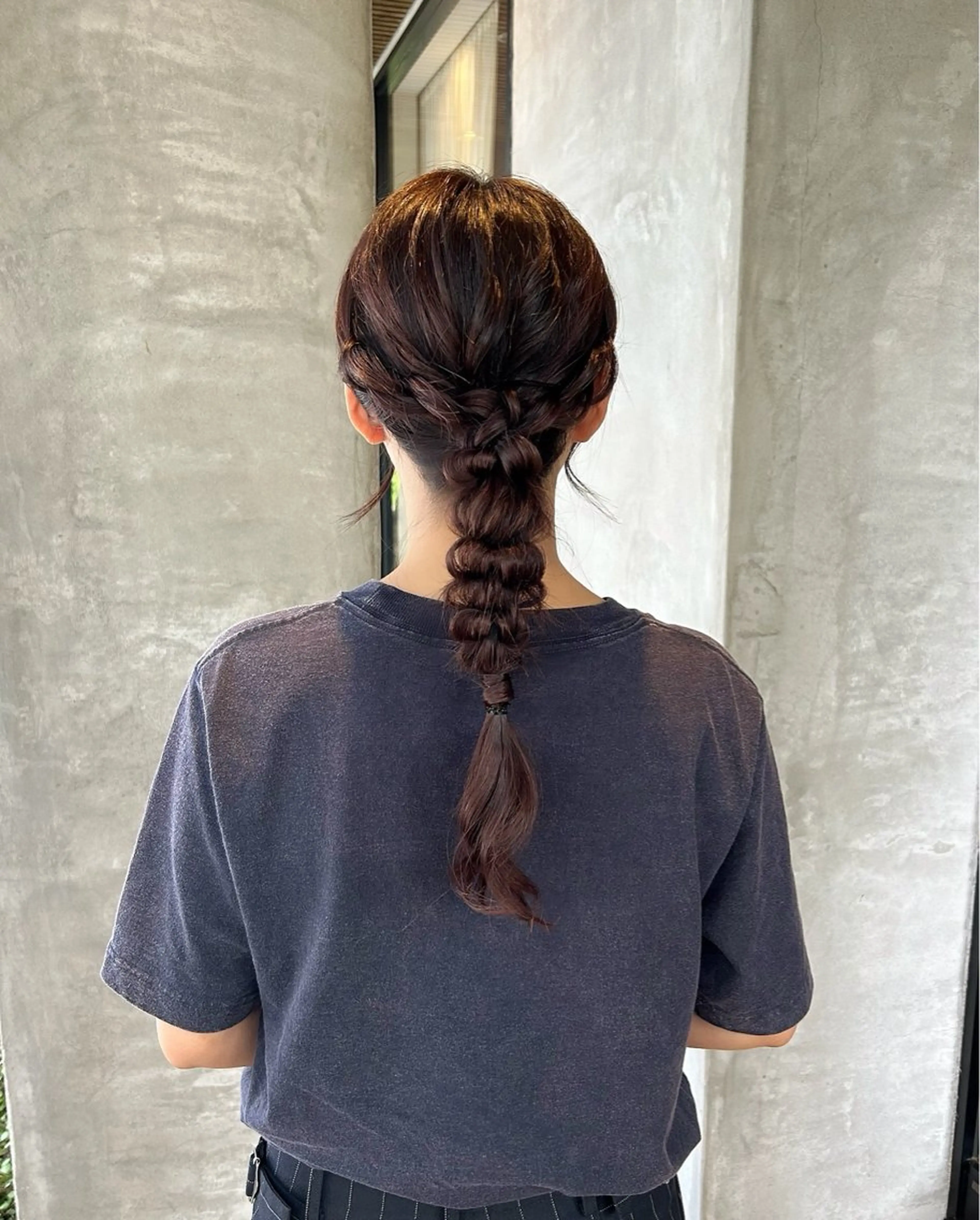 【 時短で可愛い🎀 】ツヤ感ワンカラー ＋ 20分で出来るプチアレンジの写真