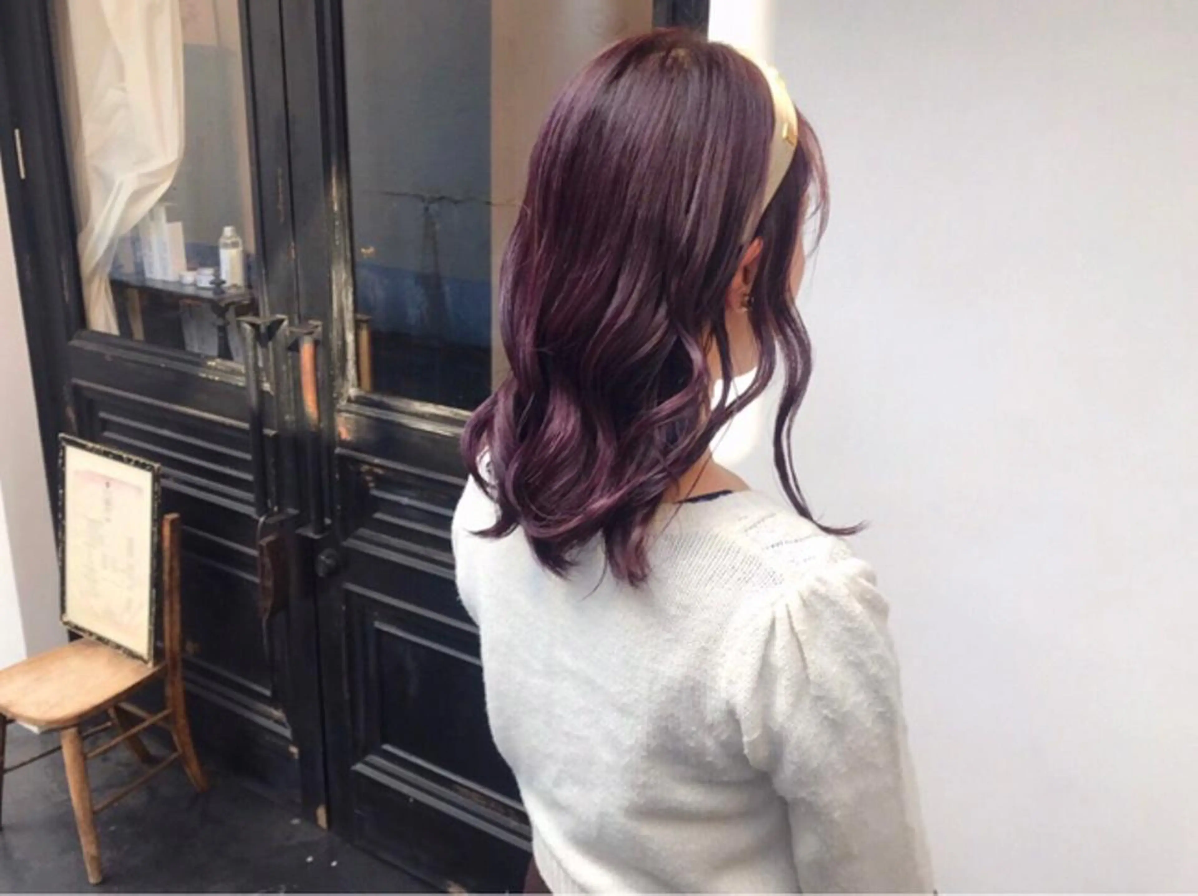 ミディアム カラー tonari 梅田、中崎町のヘアスタイル