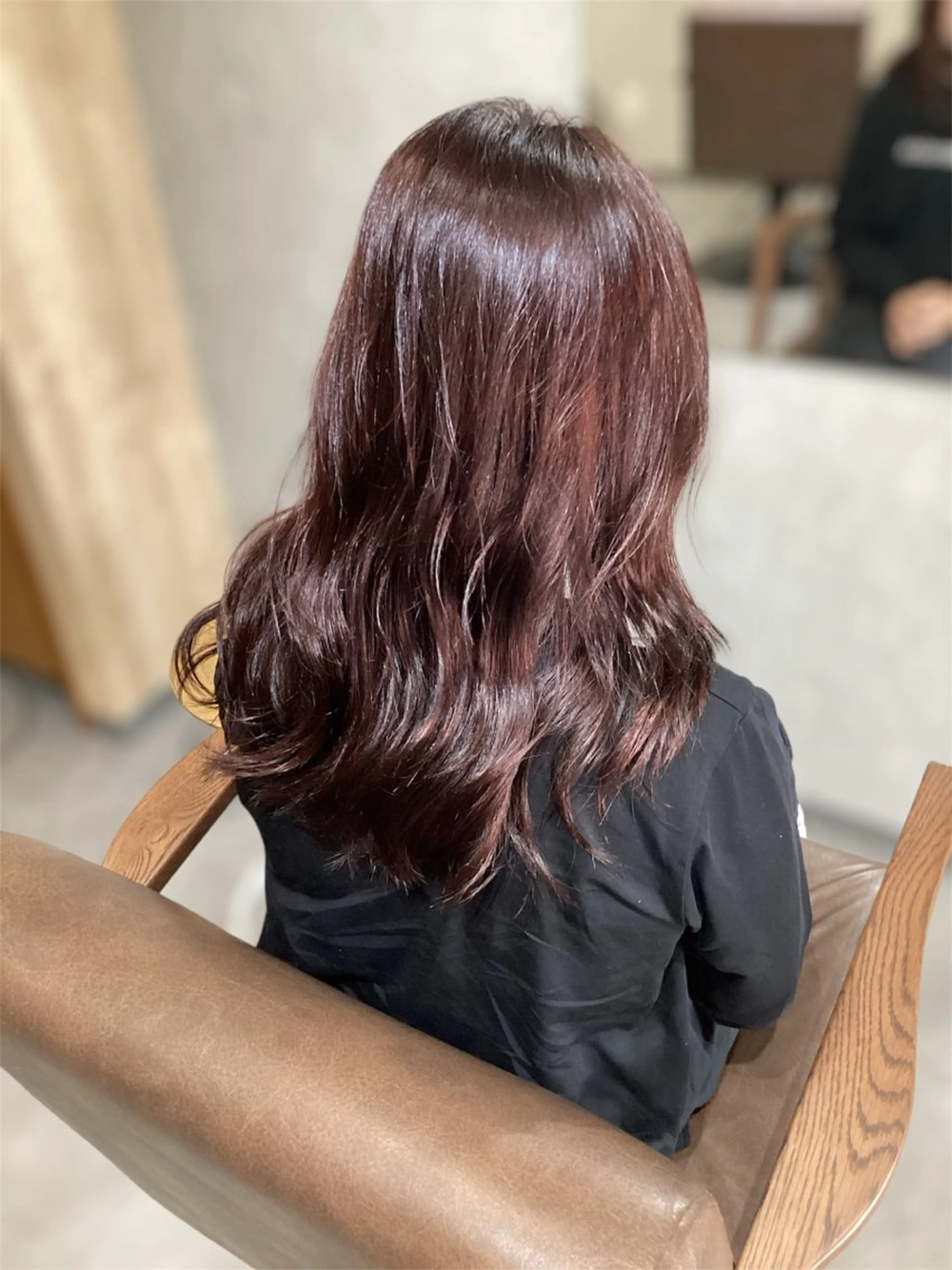 セミロング カラー カット ヘアカラー Bish Yanaのヘアスタイル