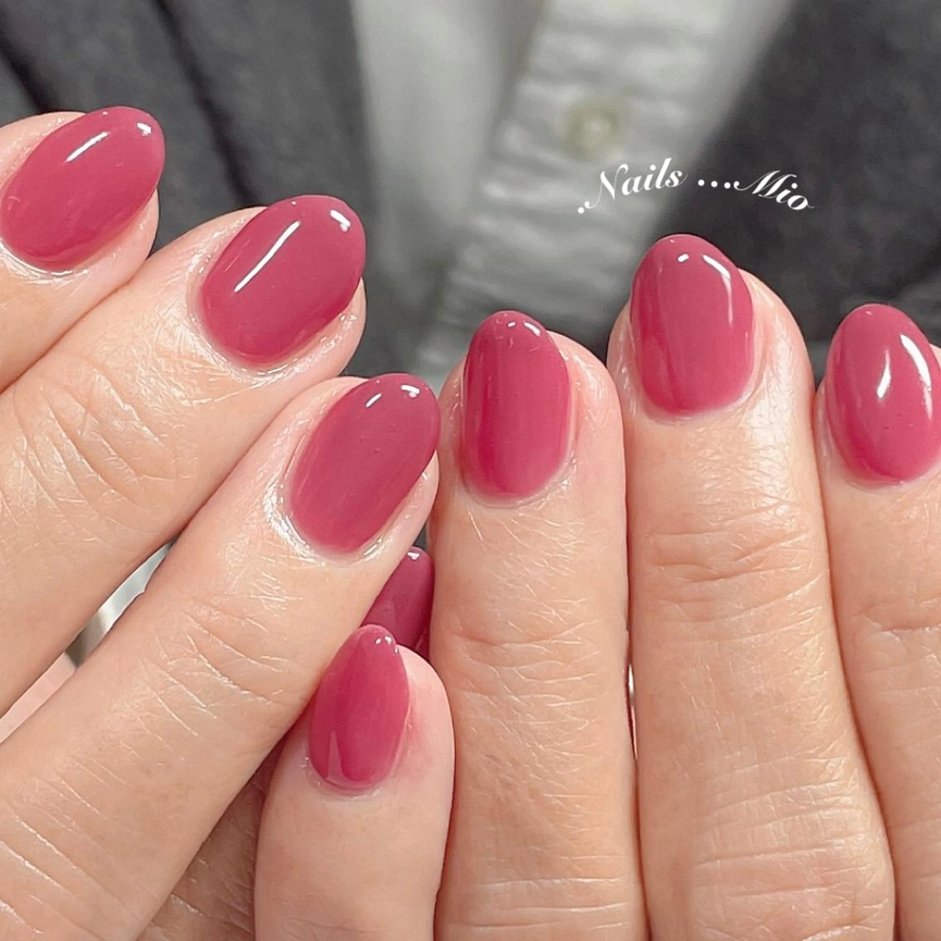 ネイル ワンカラーネイル .Nails Mio 赤羽西ネイルサロンのネイルデザイン